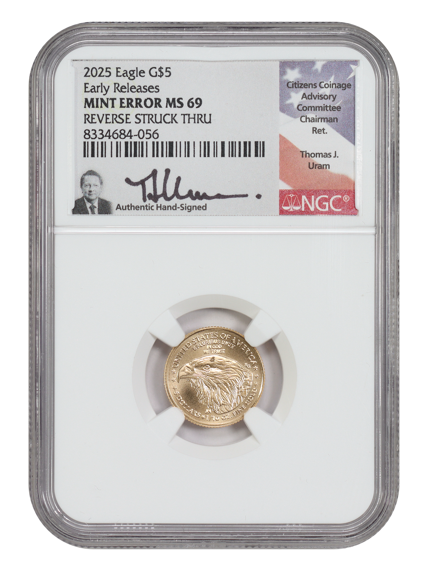 2025 $5 Gold Eagle