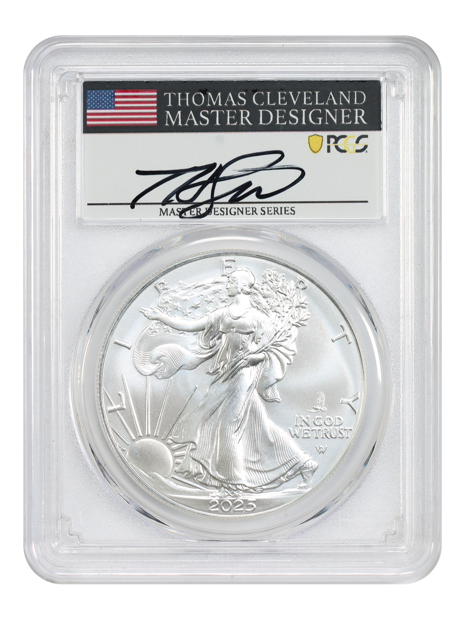 2025-(P) $1 Silver Eagle with Eagle Privy