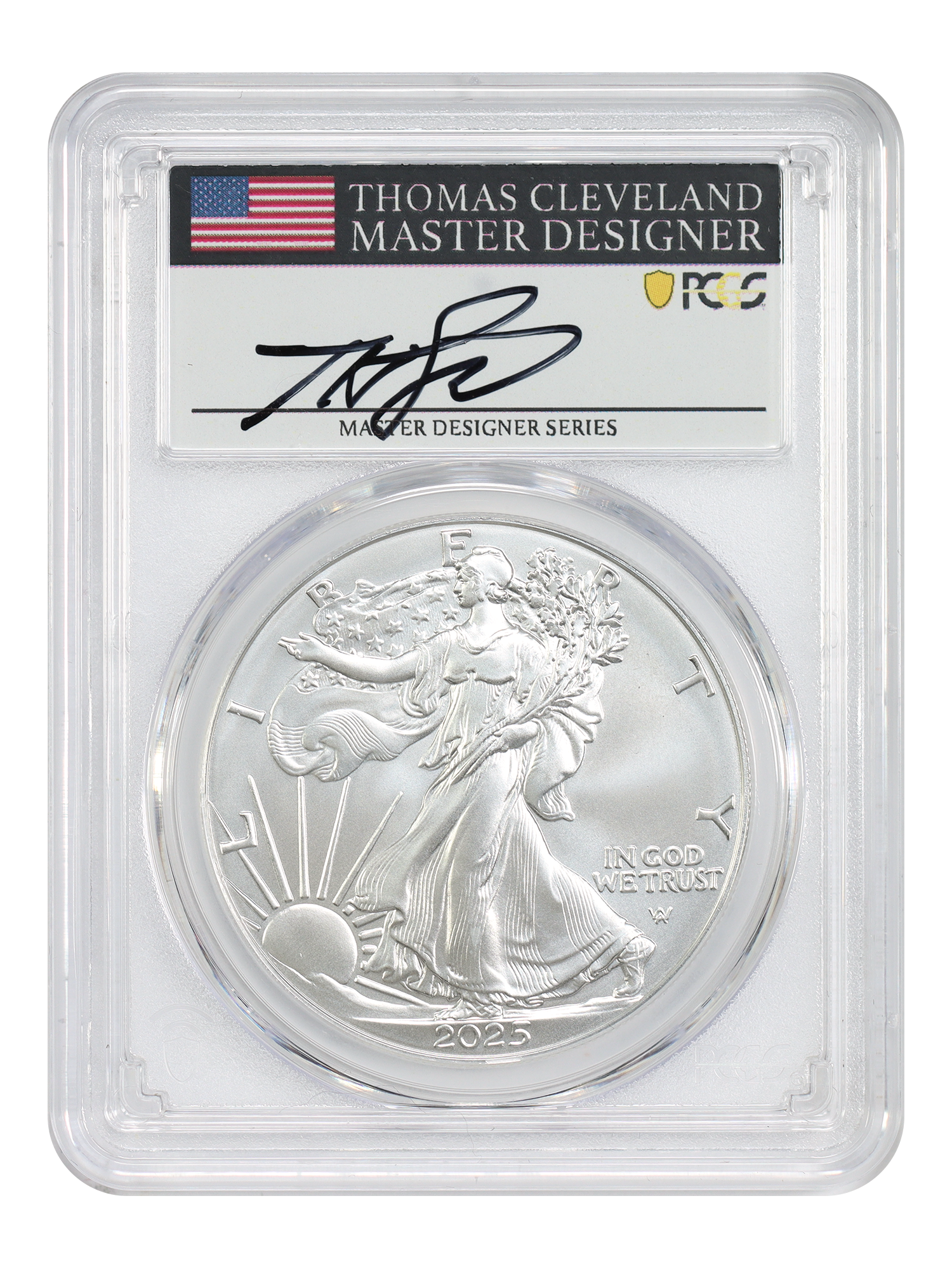 2025-W $1 Burnished Silver Eagle