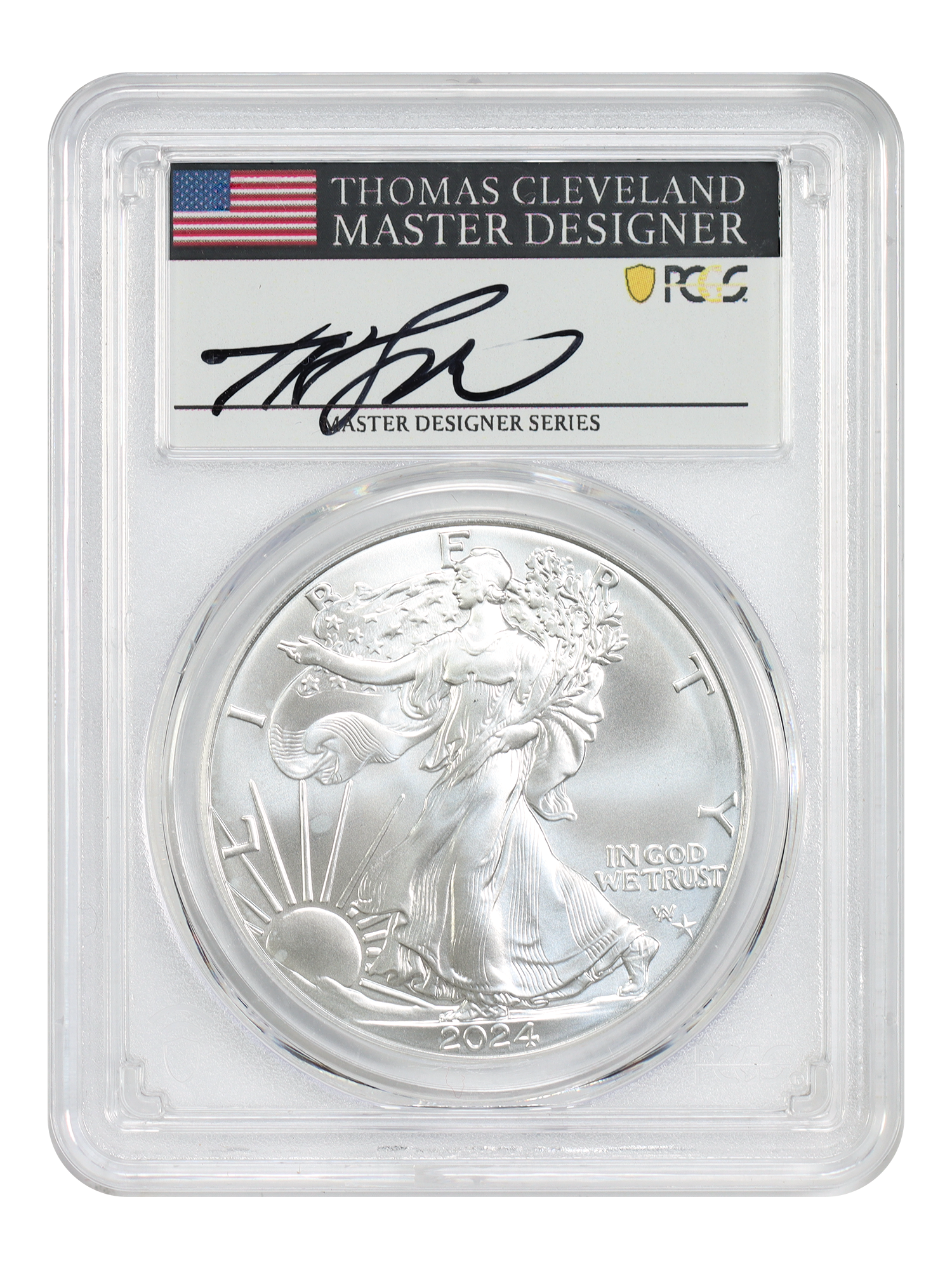 2024-(P) $1 Silver Eagle with Star Privy