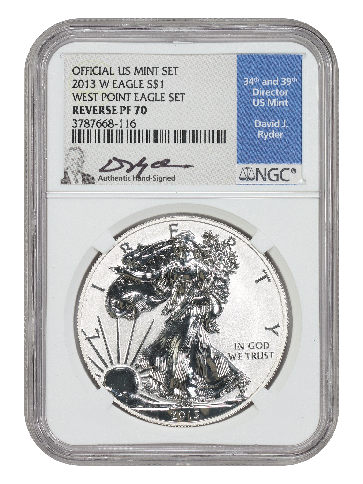 2013-W $1 Silver Eagle Rev PR