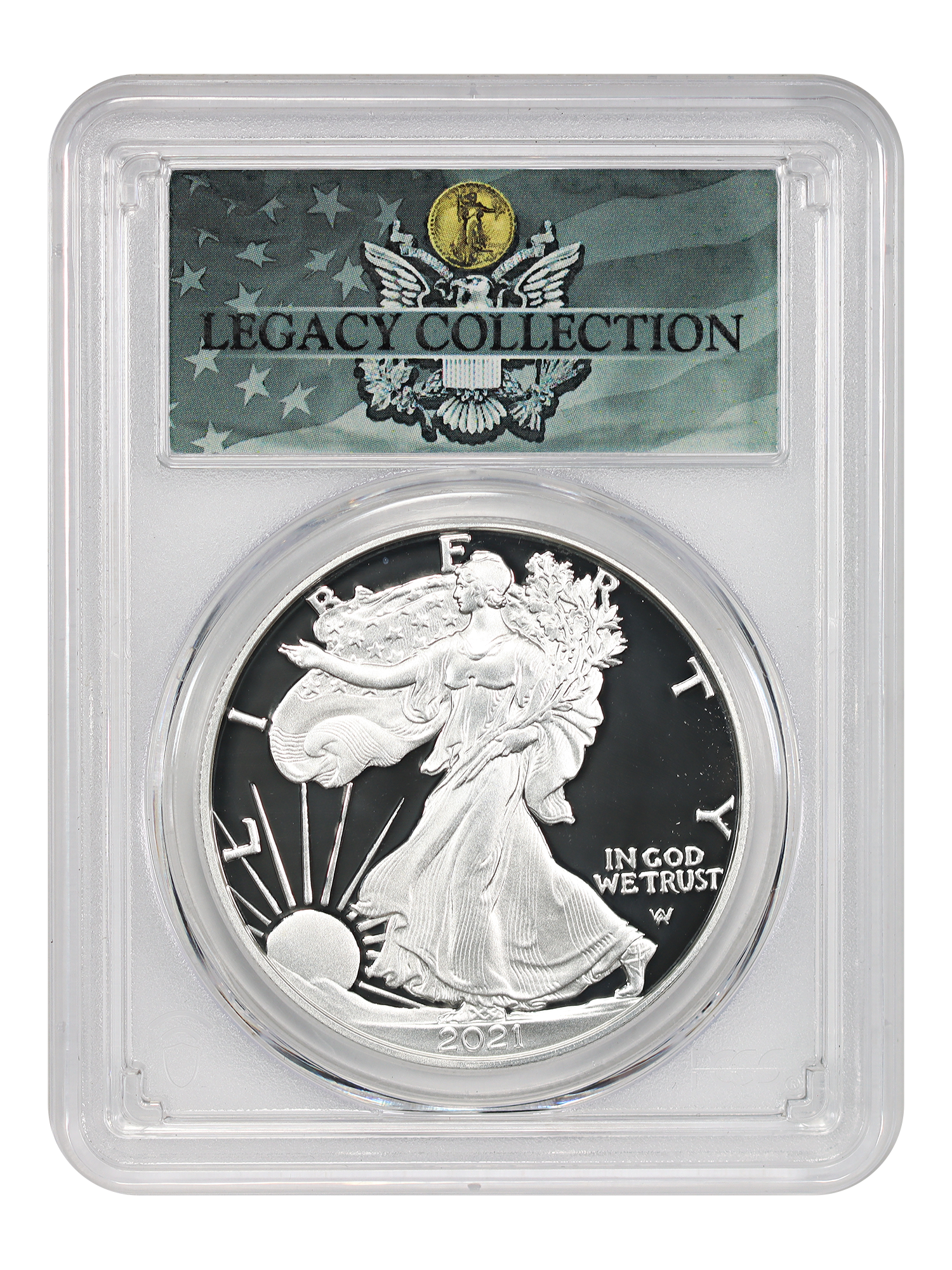 2021-S $1 Silver Eagle - Type 2 First Day of Issue Magnum Opus, DCAM