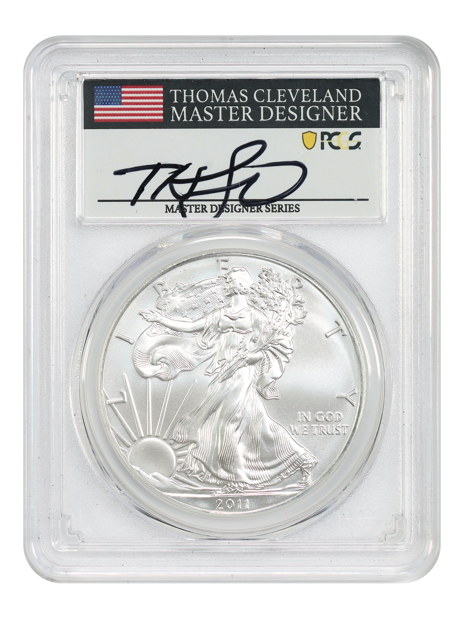 2011 $1 Silver Eagle 25th Anniversary