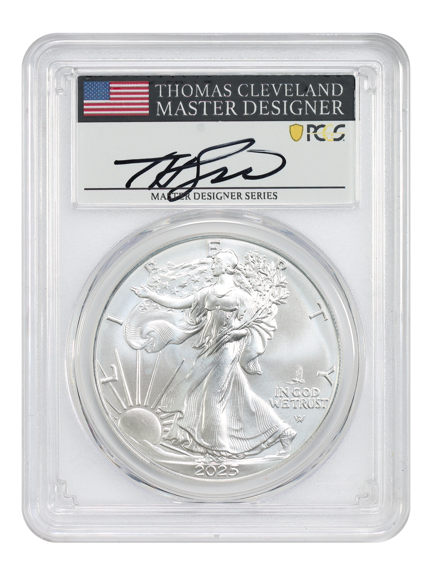 2025-(P) $1 Silver Eagle with Eagle Privy