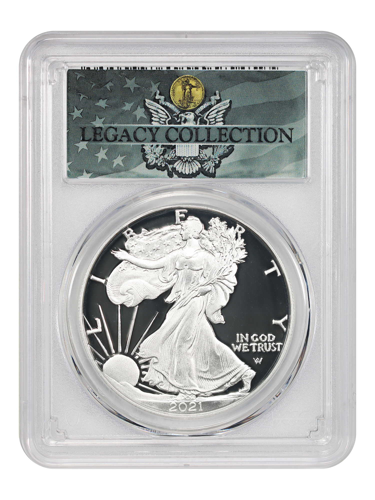 2021-S $1 Silver Eagle - Type 2 First Day of Issue Magnum Opus, DCAM