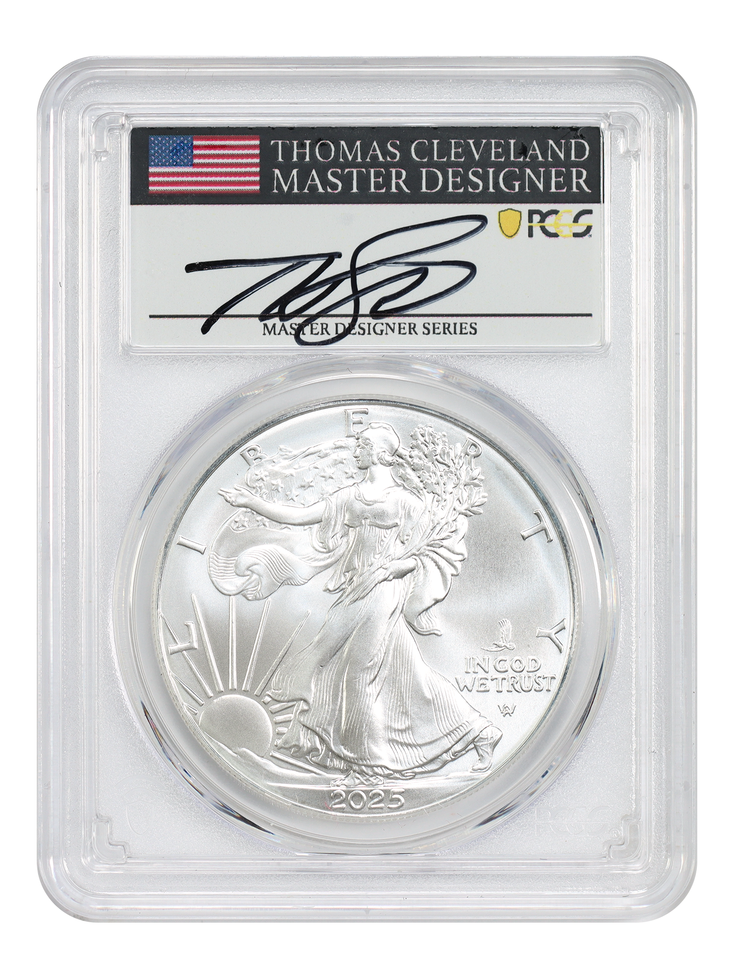 2025-(P) $1 Silver Eagle with Eagle Privy