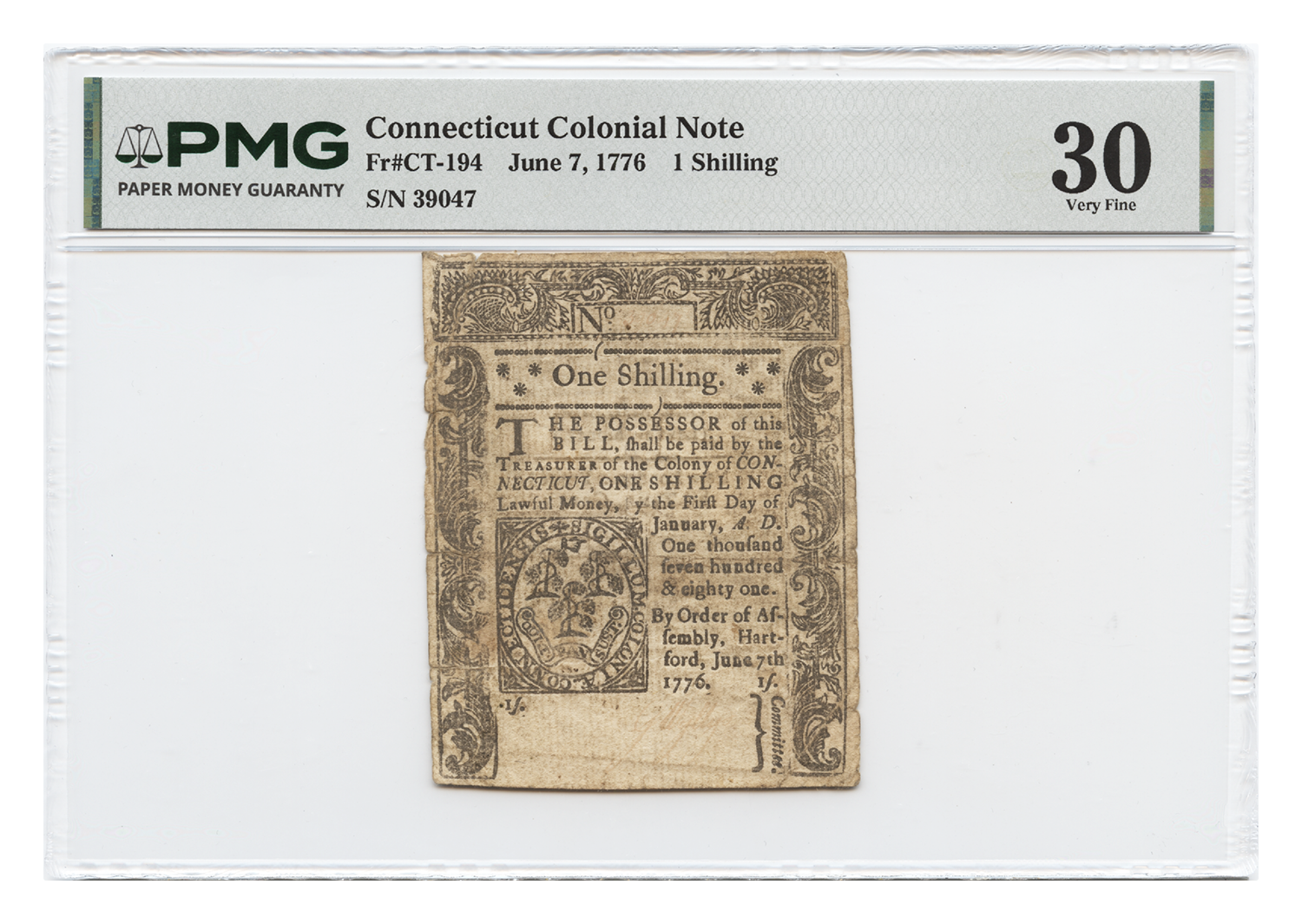 7-Jun - 1 Shilling
