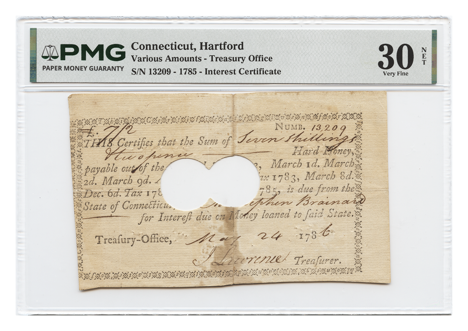 1-Jun - 6 Shillings