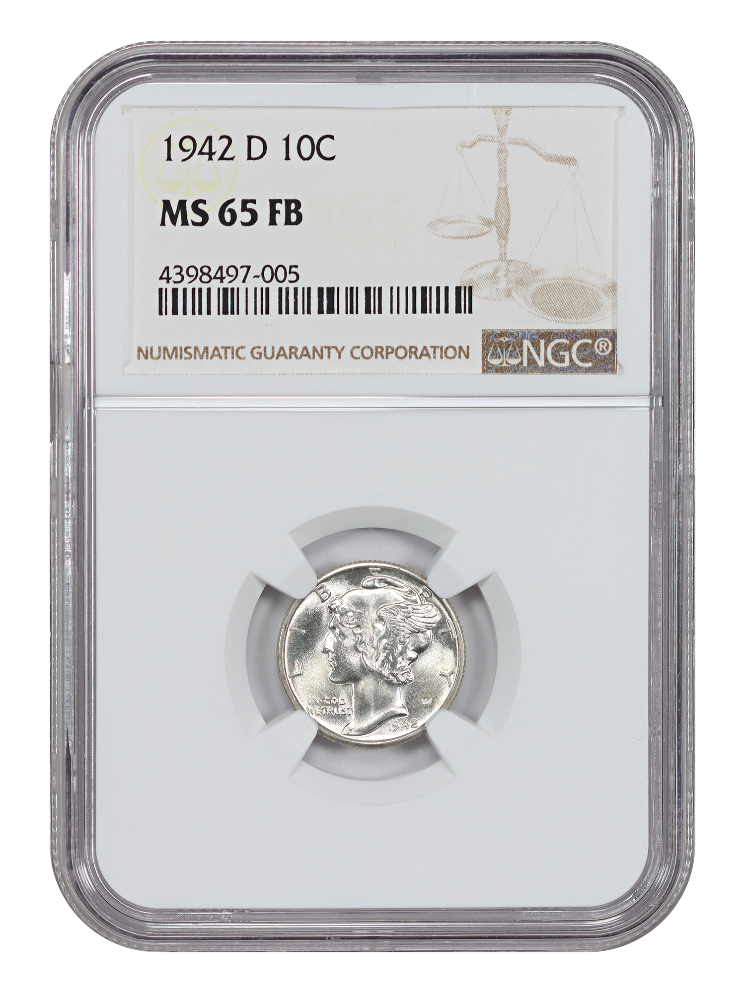 1942-D 10C, FB