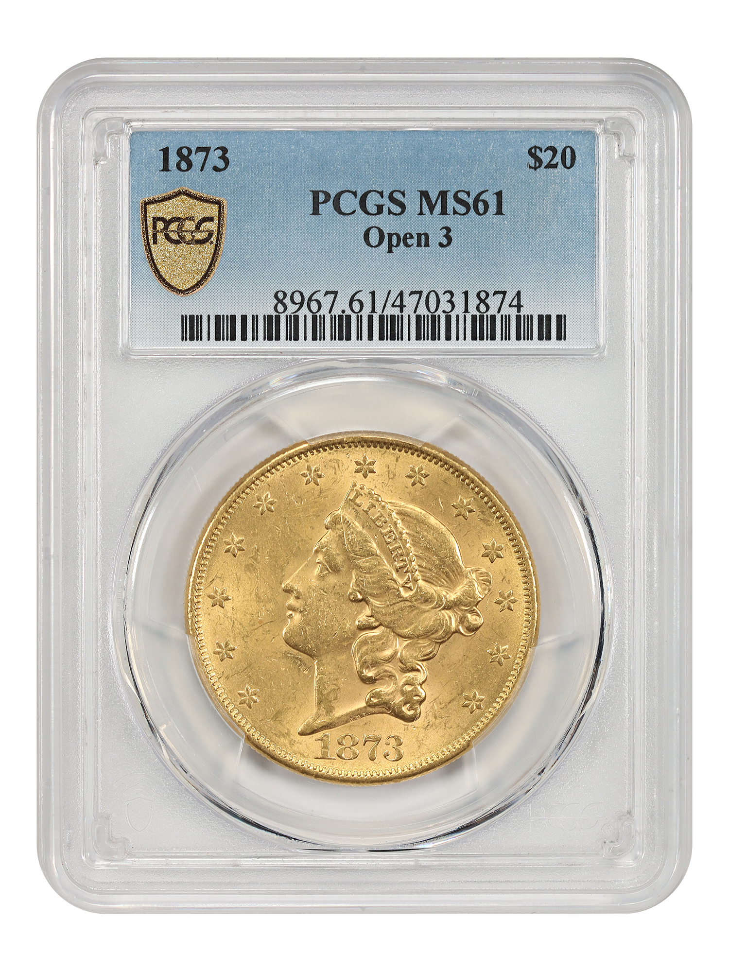 1873 $20 Open 3