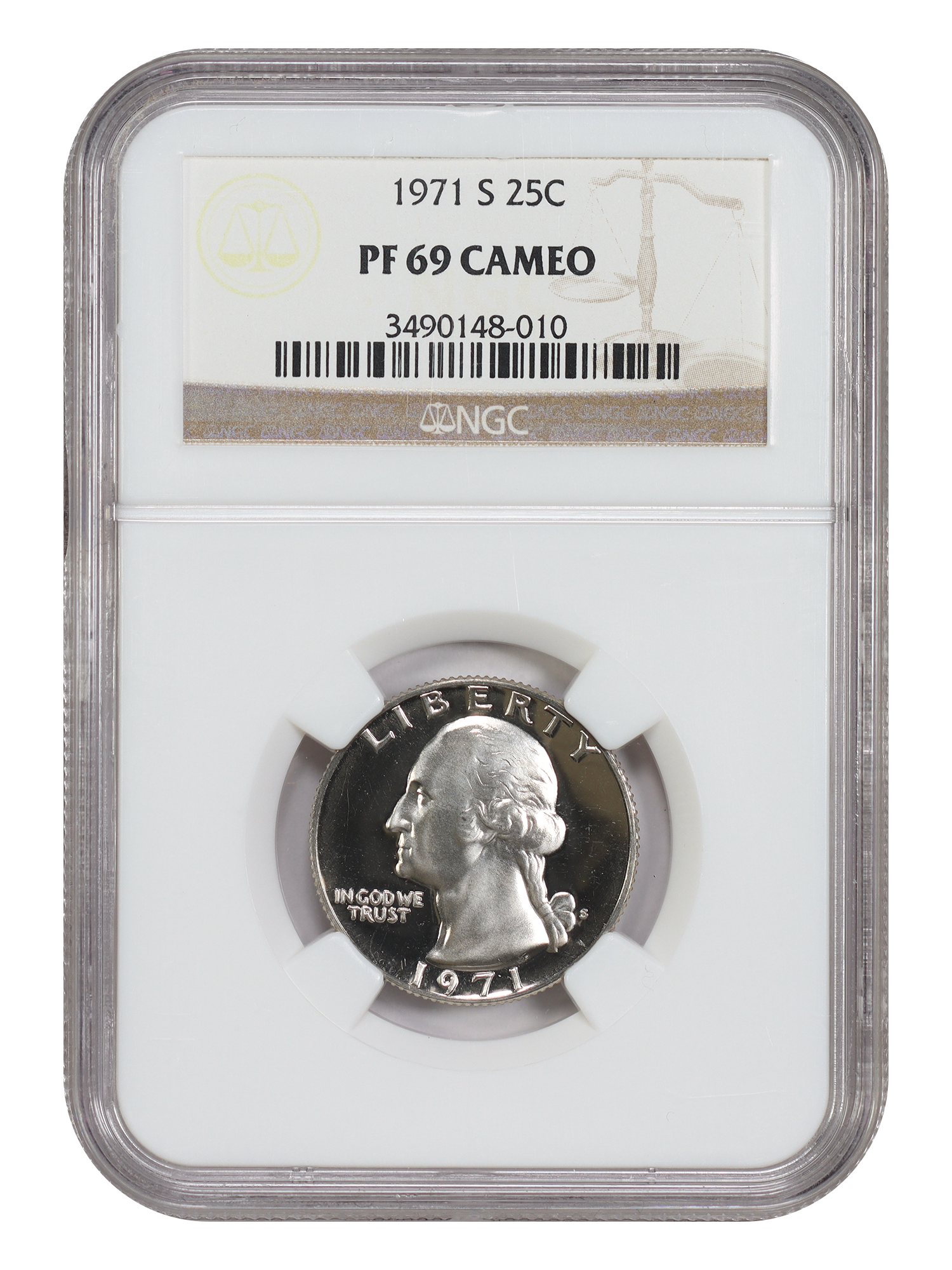 1971-S 25C, CAM