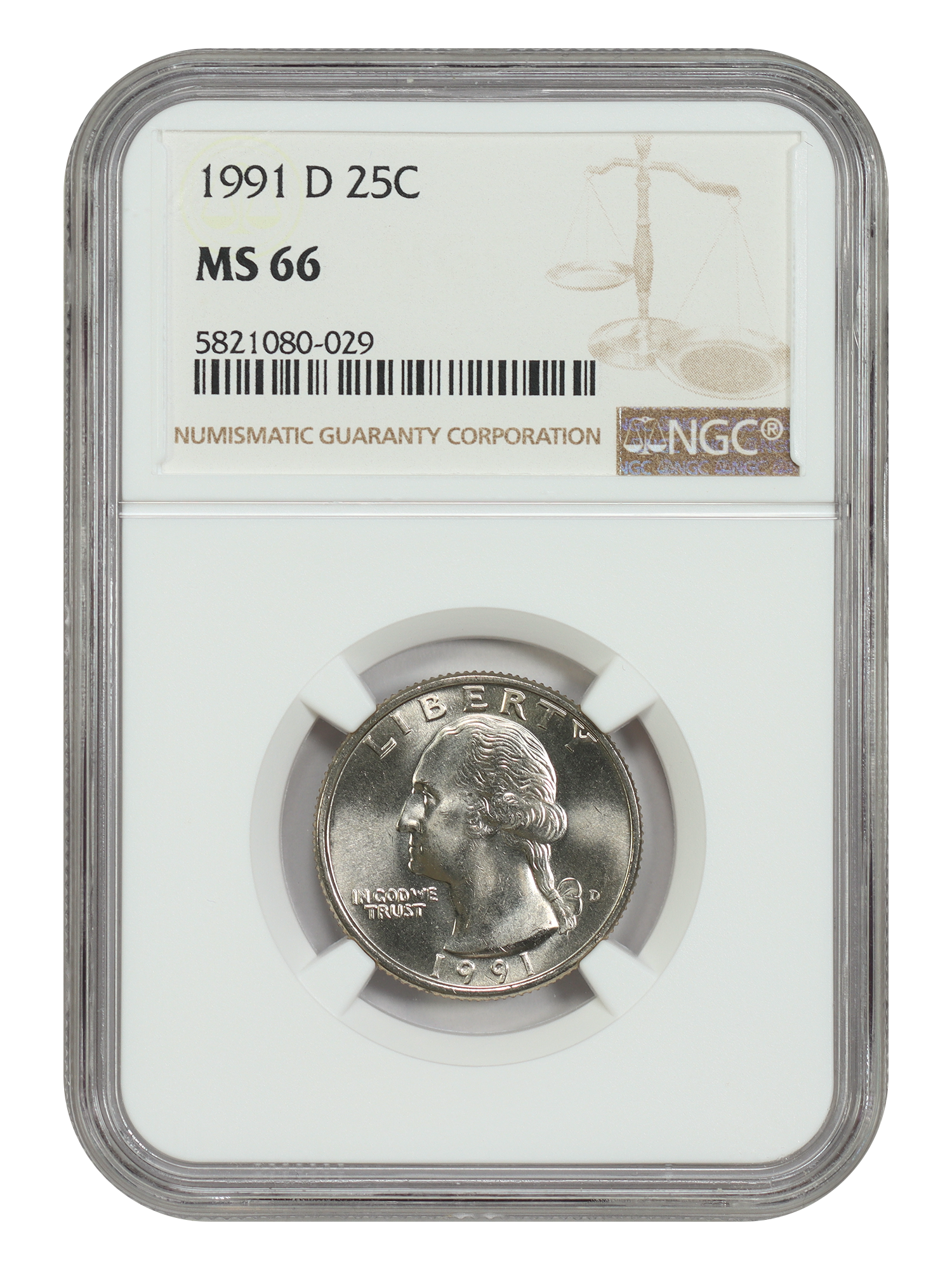 1991-D 25C