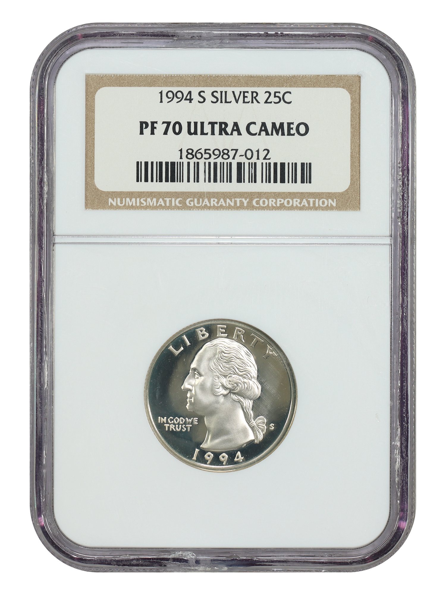 1994-S 25C Silver, DCAM