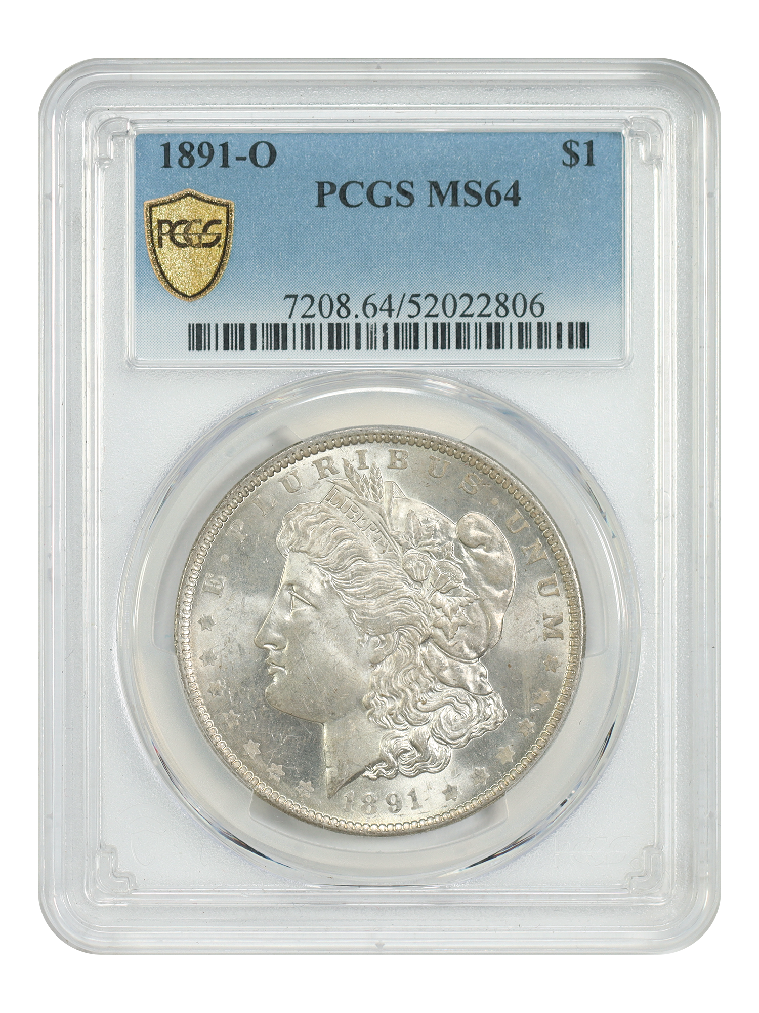 1891-O $1 PCGS MS64