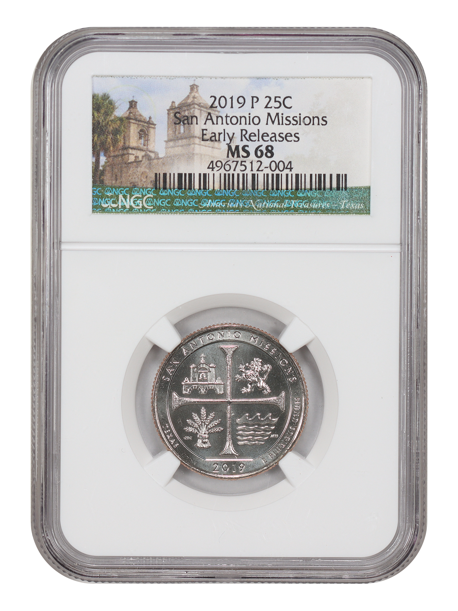 2019-P 25C San Antonio Missions NP