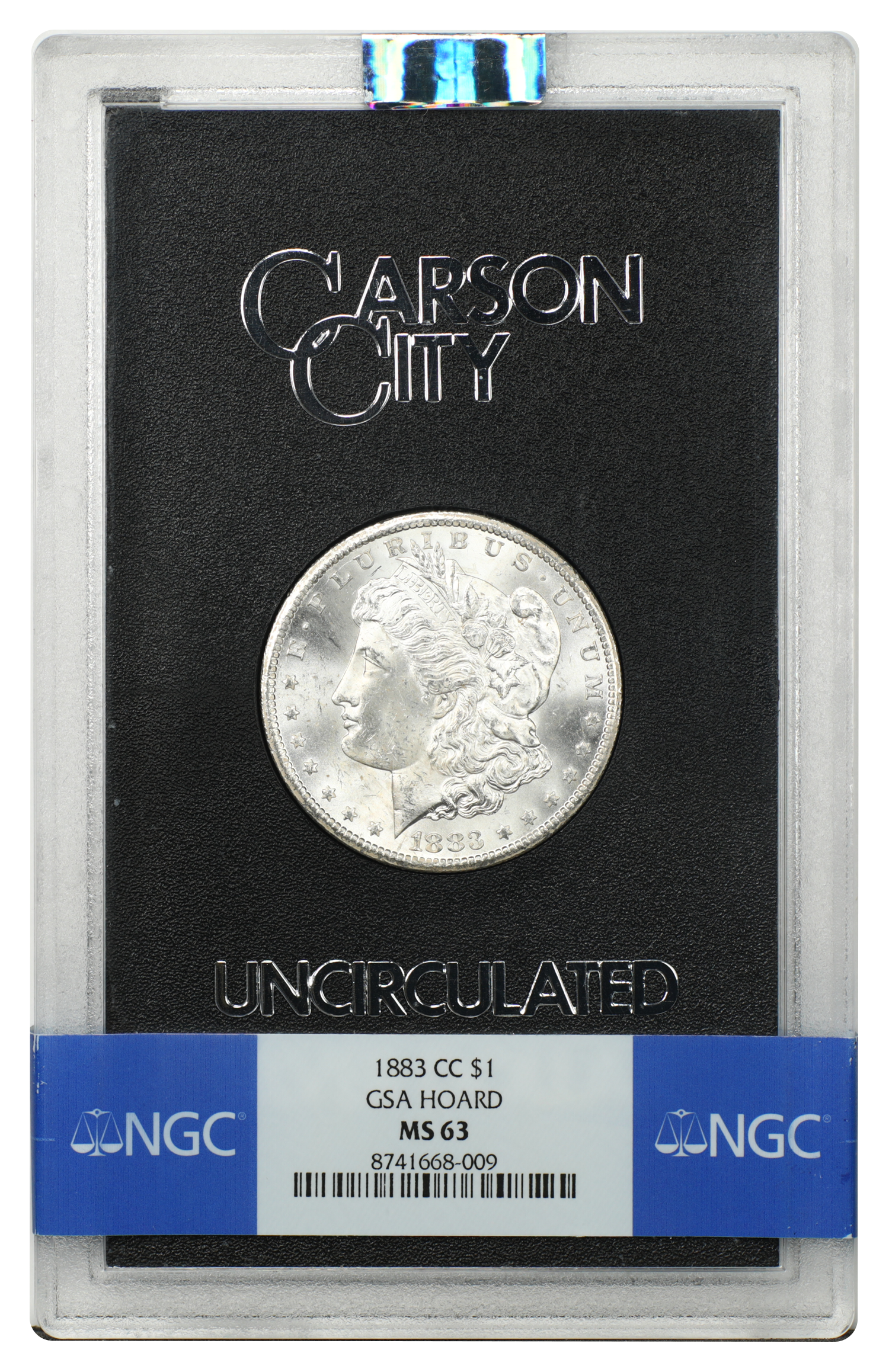 GSA: 1883-CC $1 NGC MS63