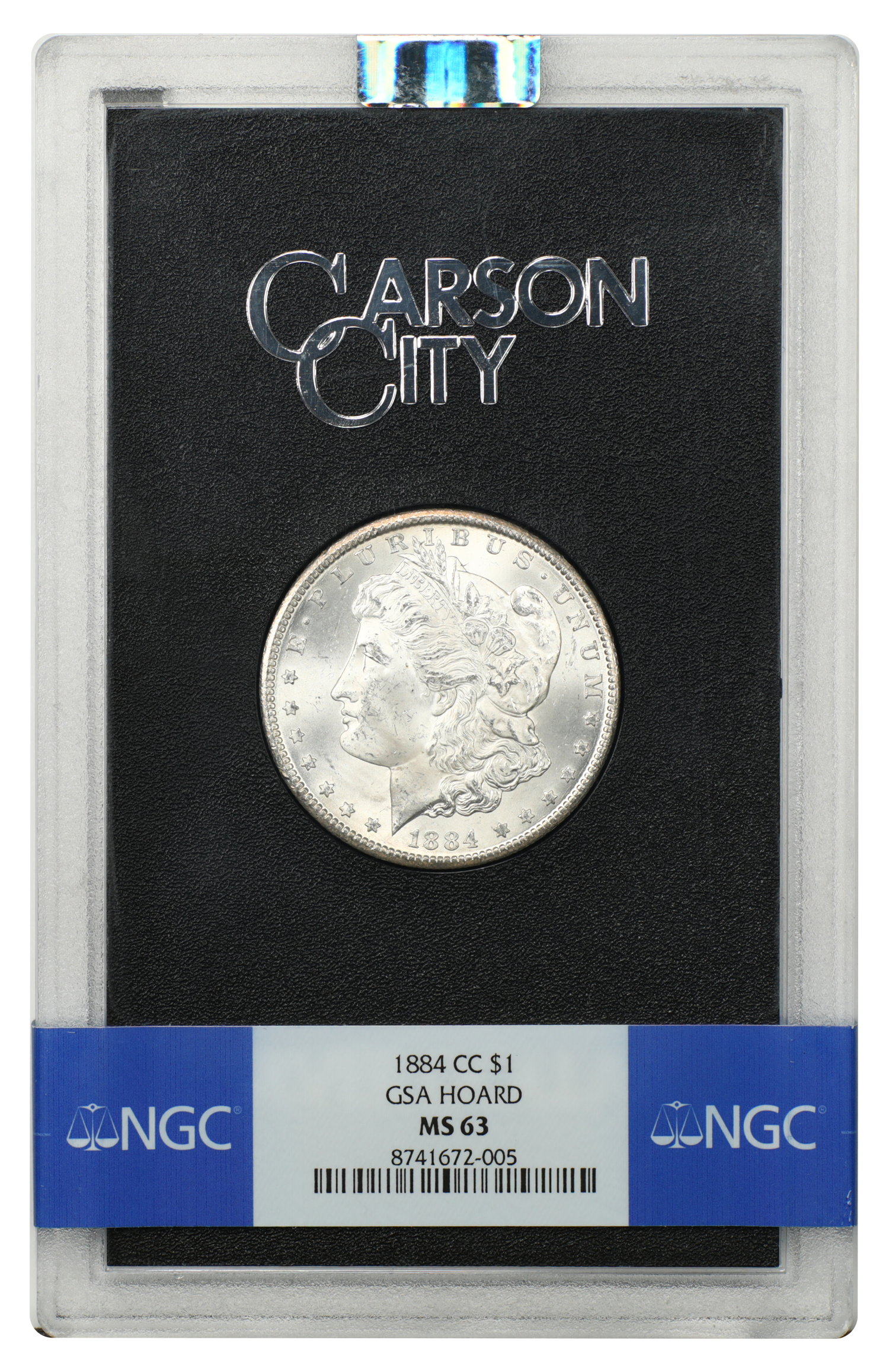 GSA: 1884-CC $1 NGC MS63