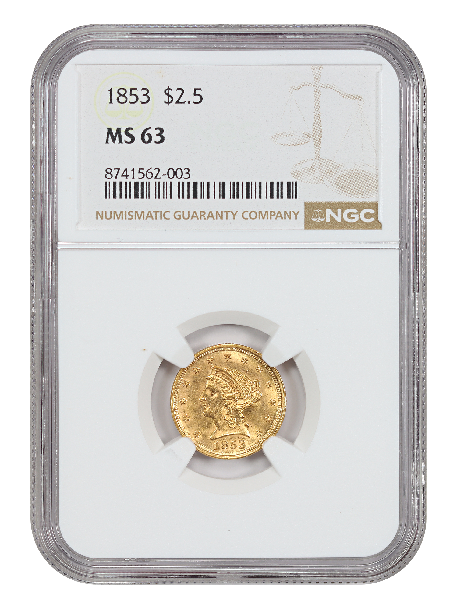 1853 $2.50
