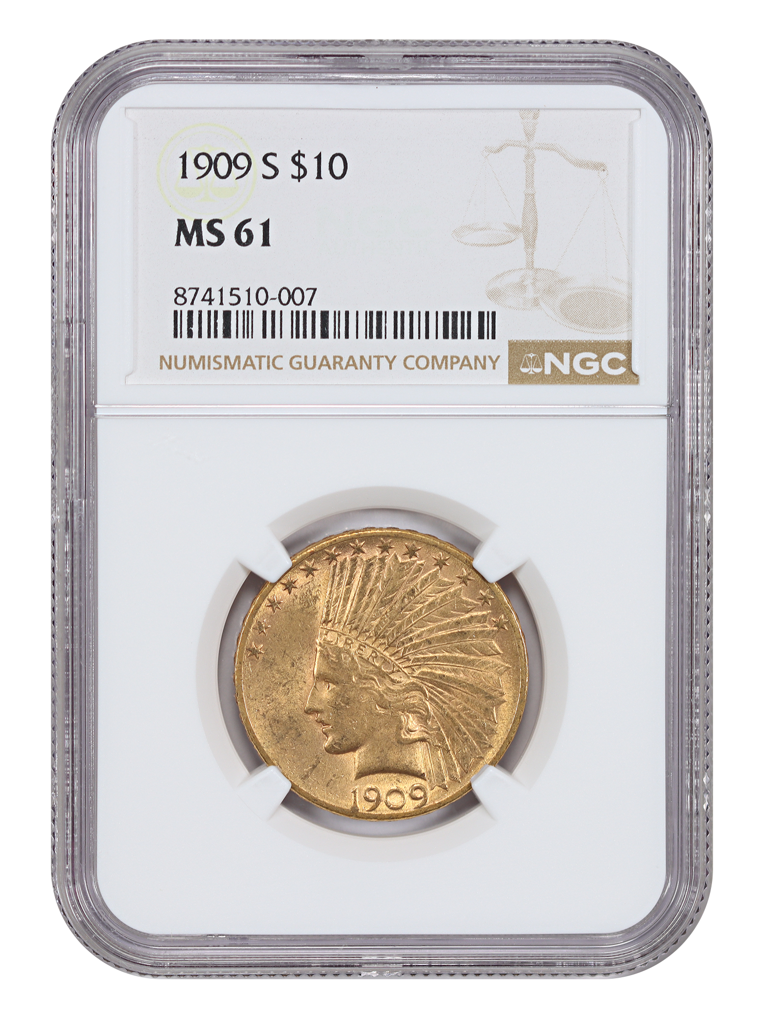 1909-S $10