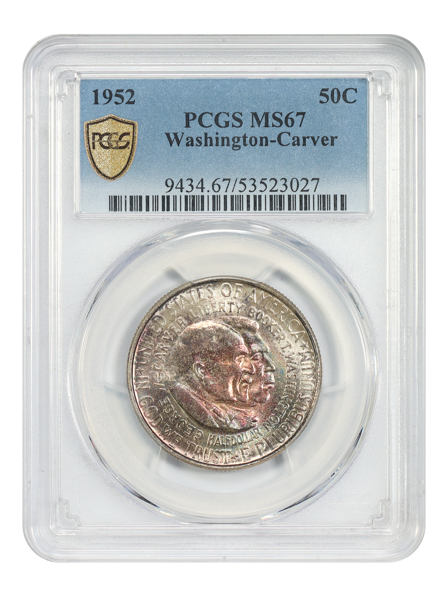 1952 50C Washington-Carver