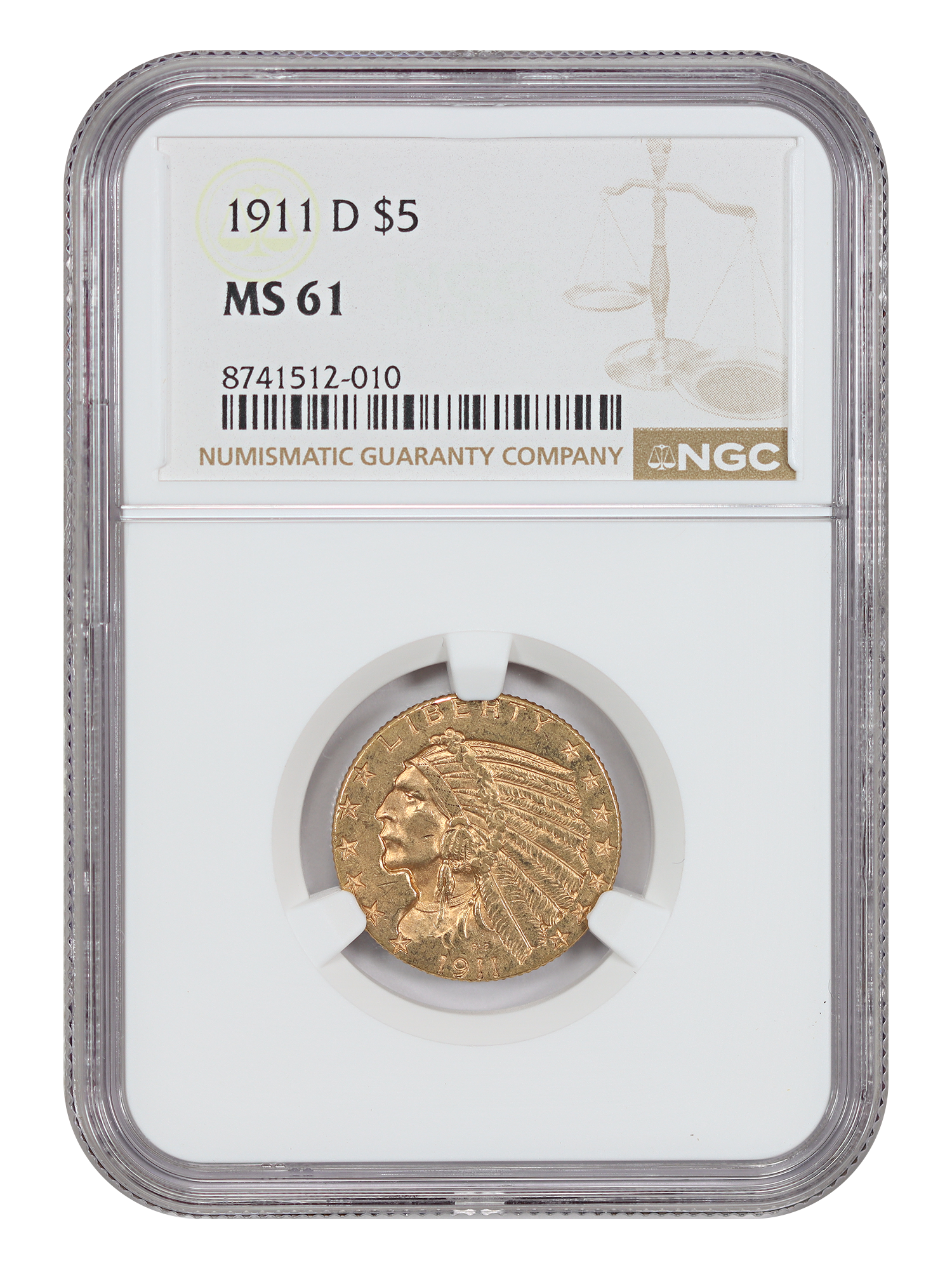 1911-D $5