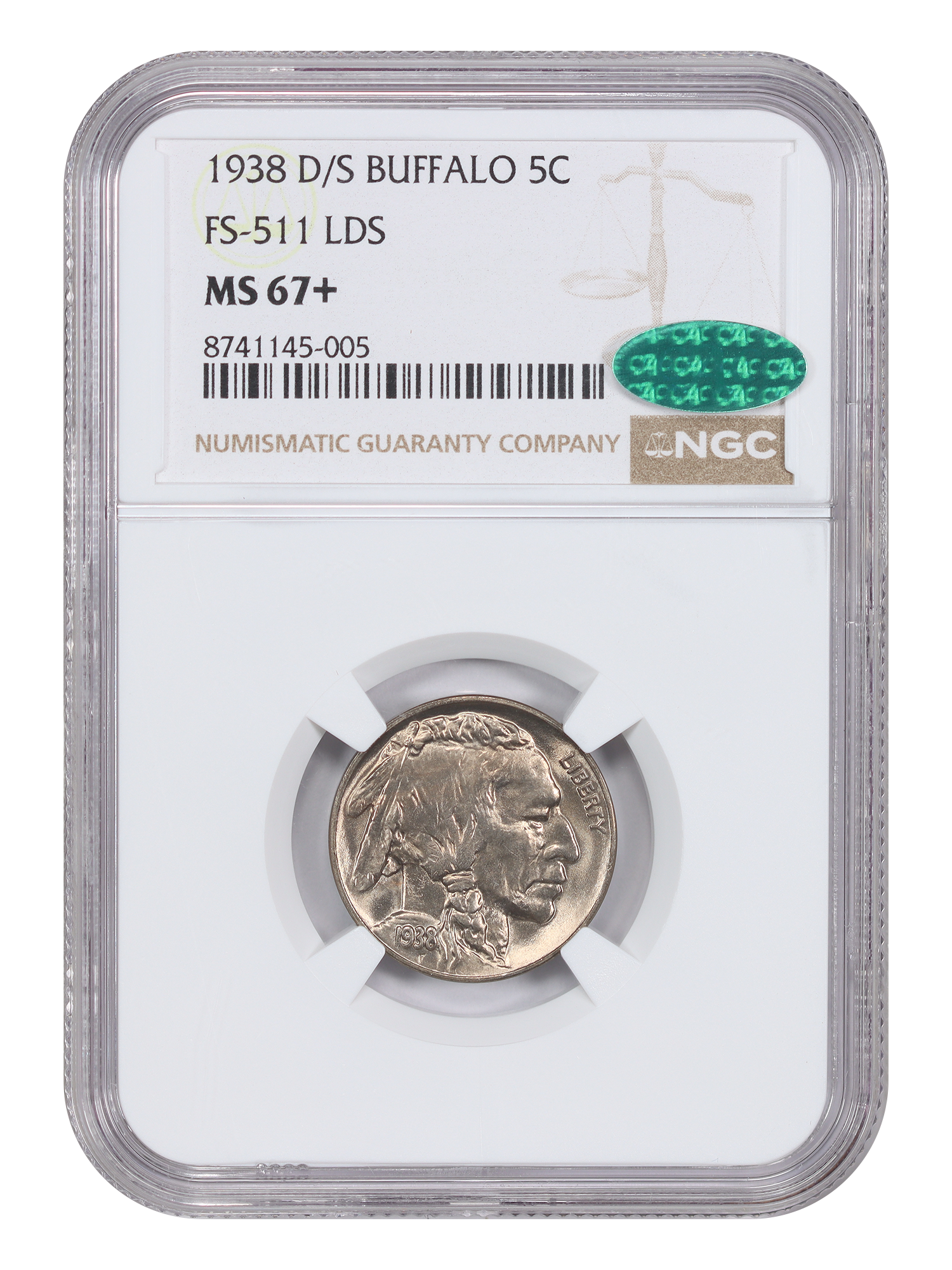 1938-D/S 5C Overmintmark FS-511 (020.5)
