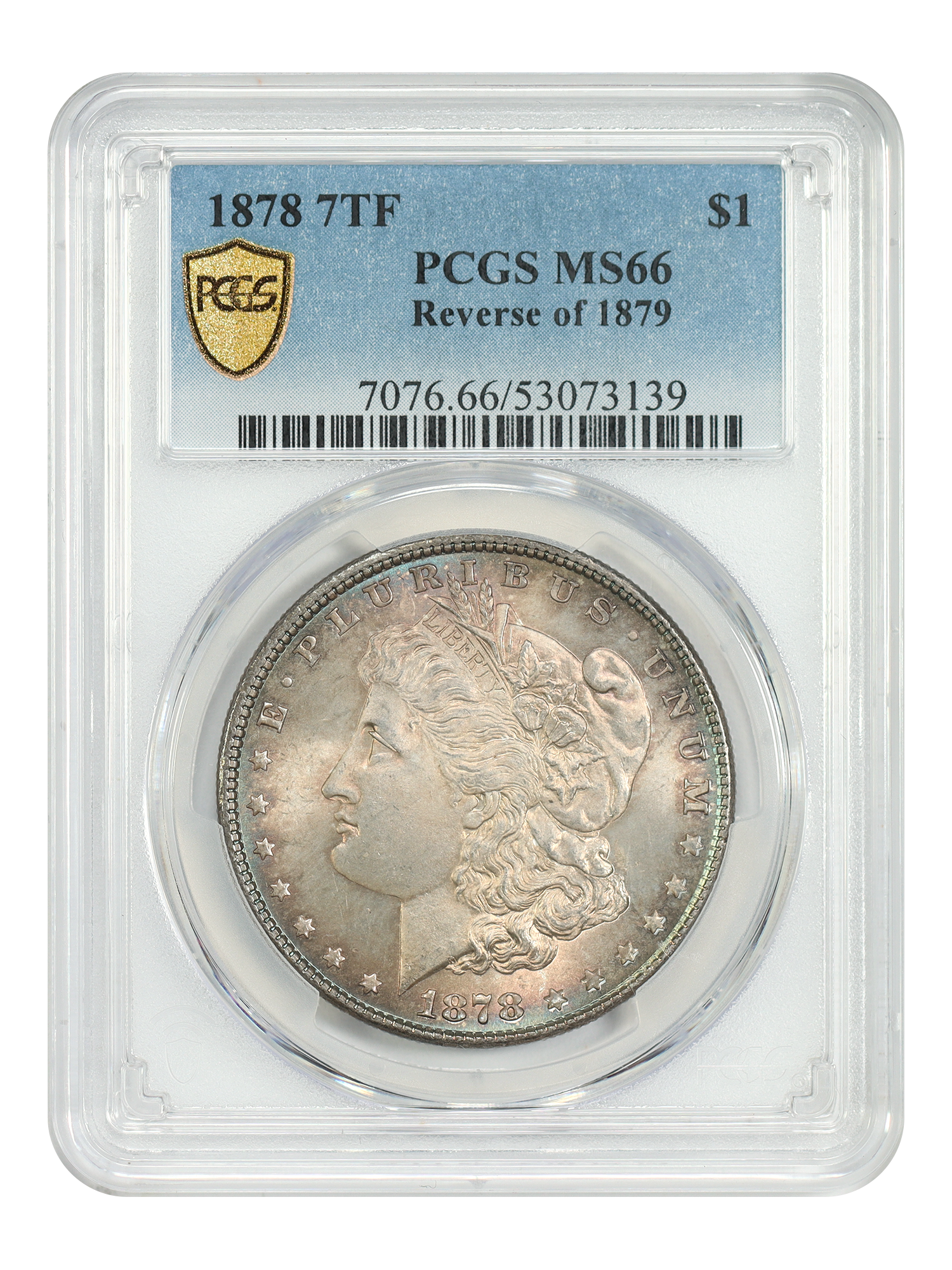 1878 7TF $1 Reverse of 1879