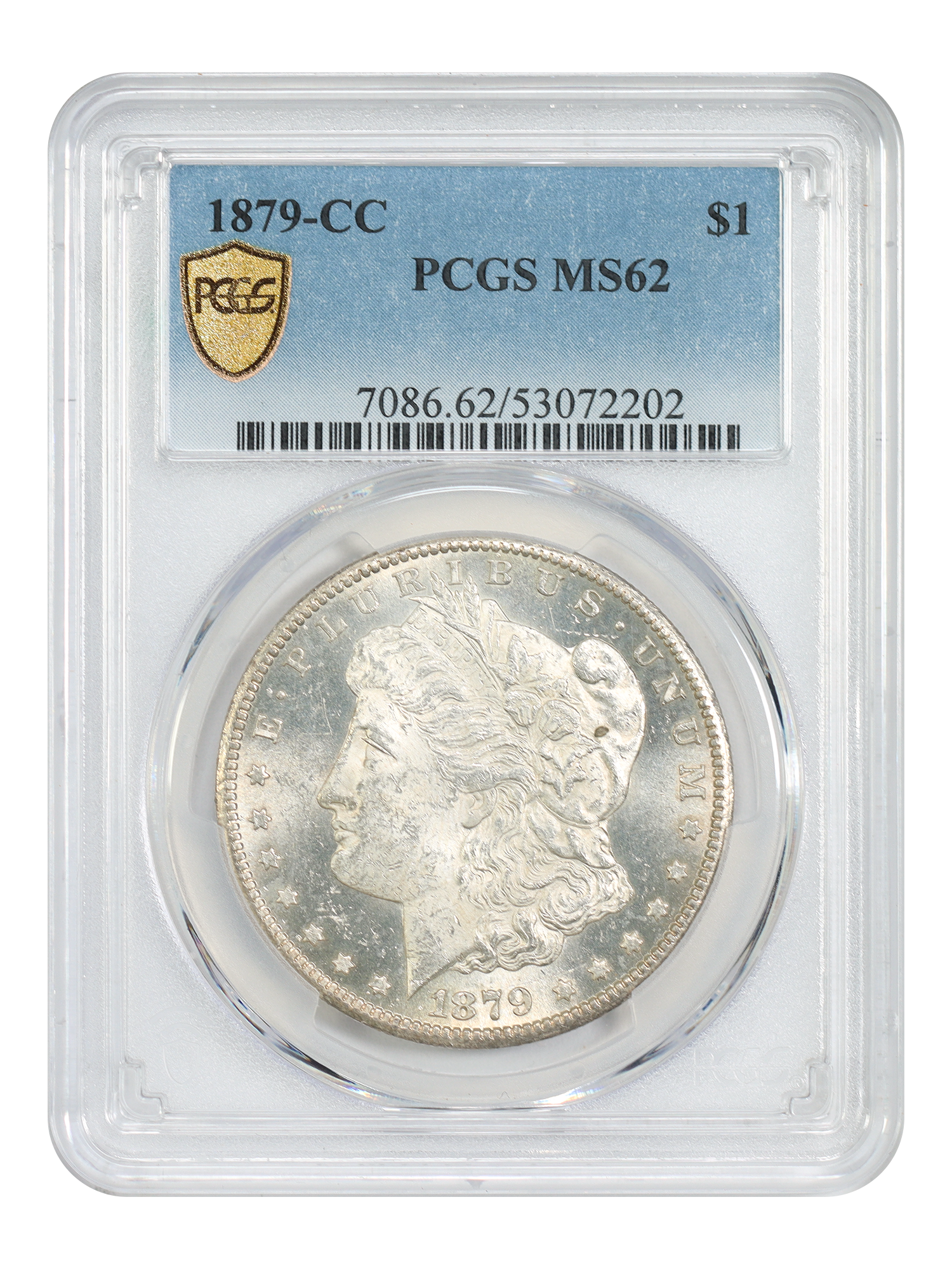 1879-CC $1 PCGS MS62