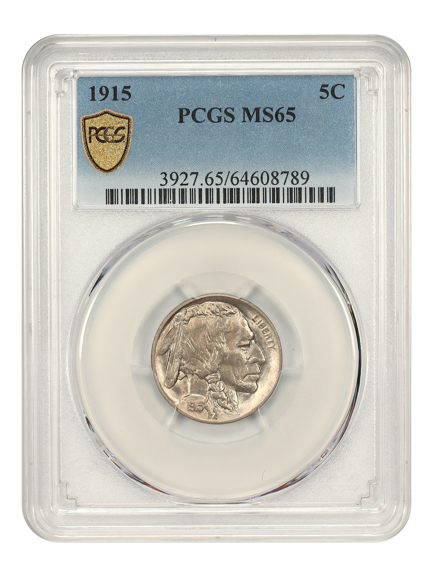 1915 5C PCGS MS65