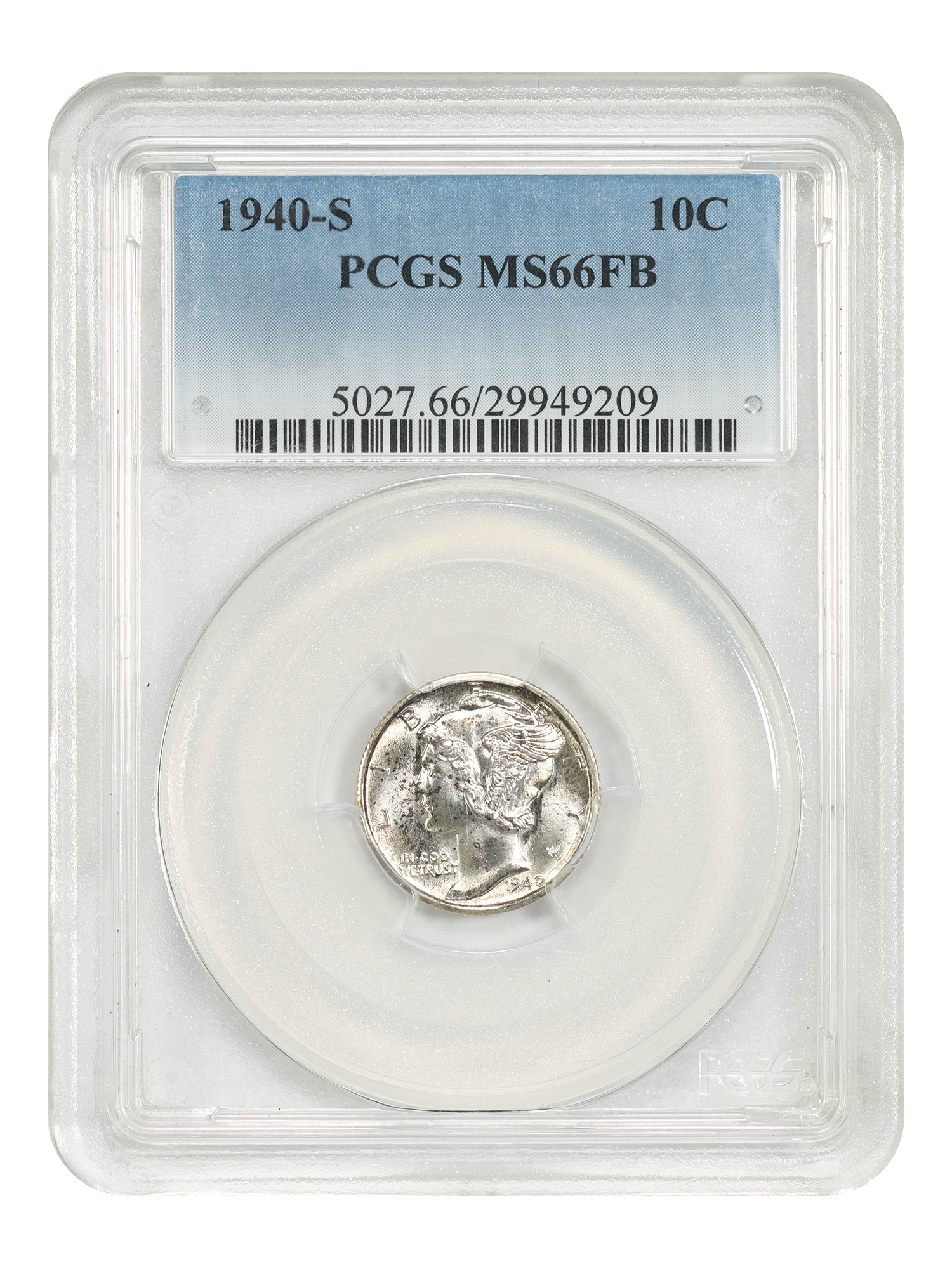 1940-S 10C PCGS MS66FB