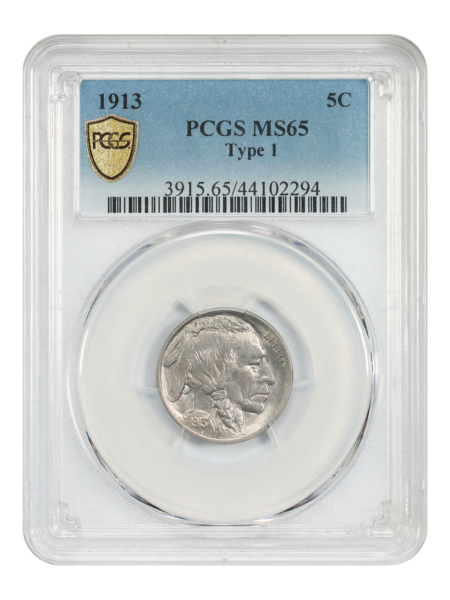 1913 5C PCGS MS65 (Type 1)