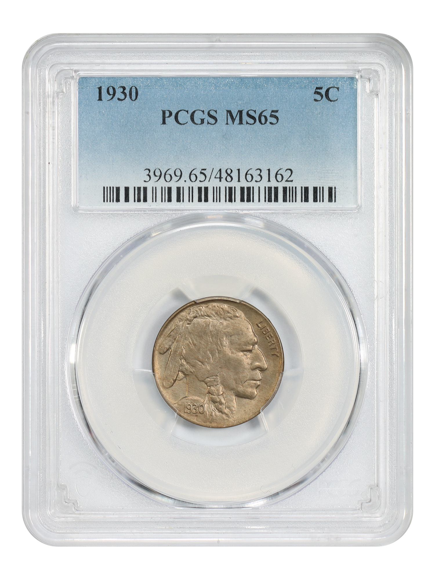 1930 5C PCGS MS65