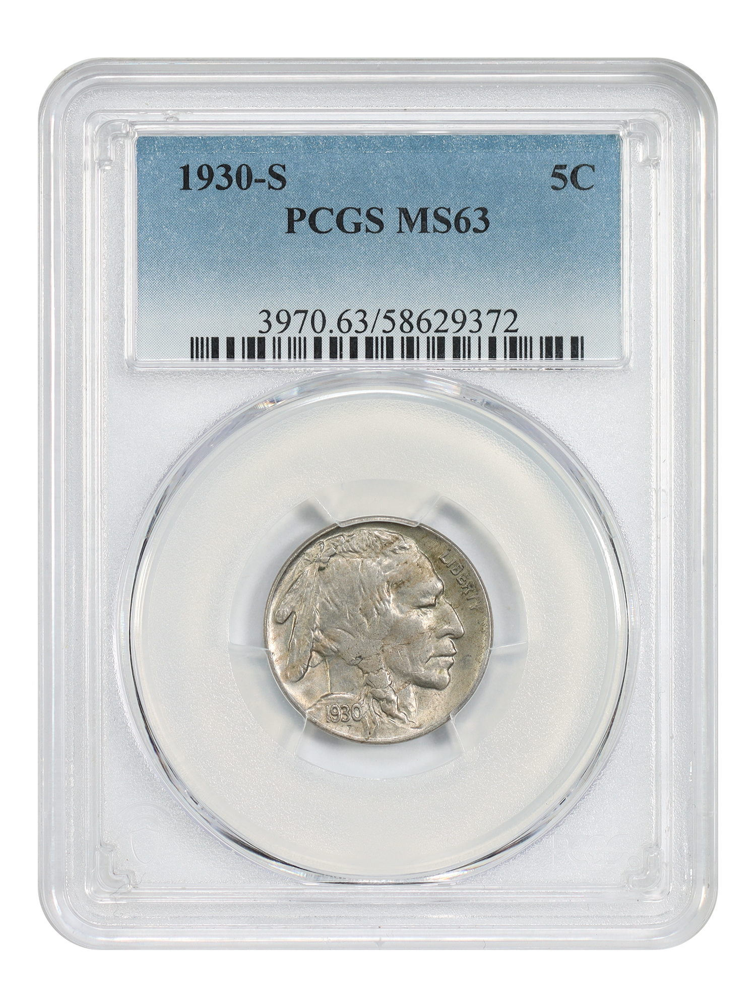 1930-S 5C PCGS MS63