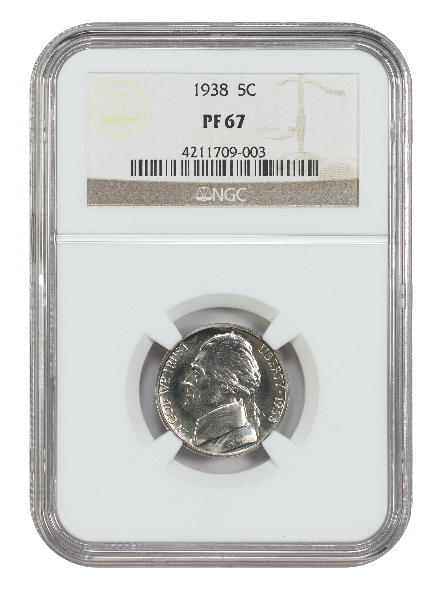 1938 5C NGC PR67