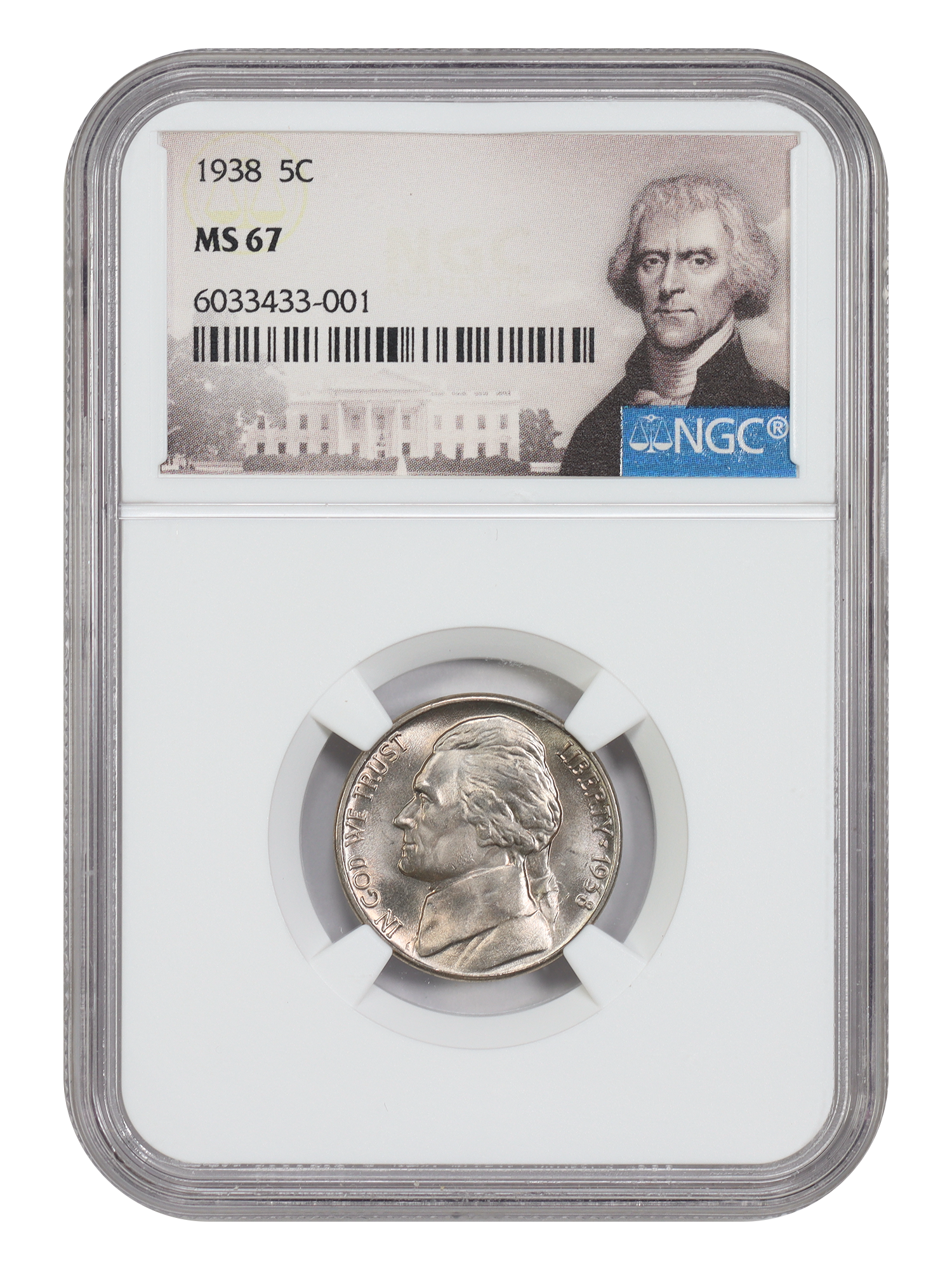 1938 5C NGC MS67