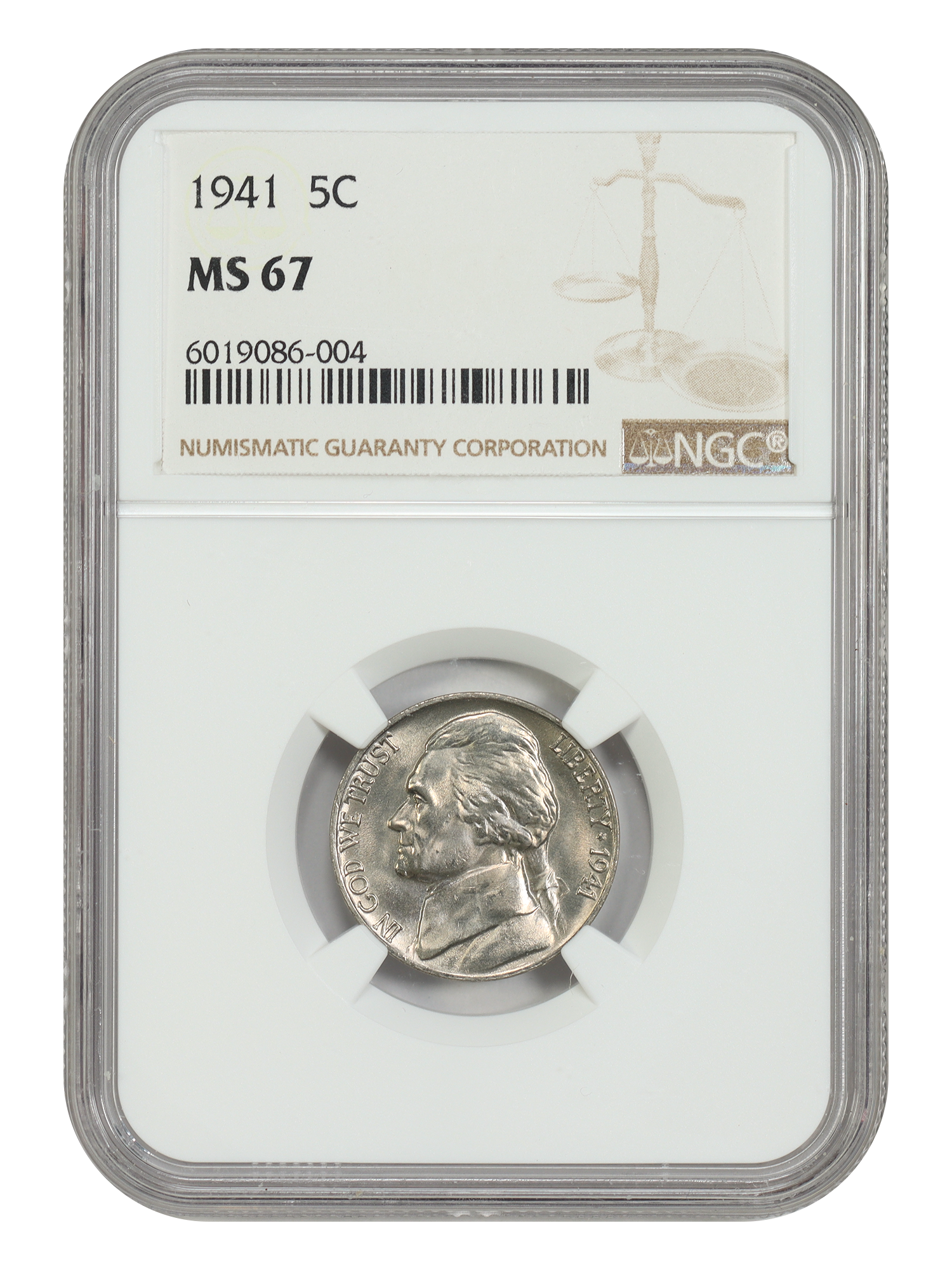 1941 5C NGC MS67
