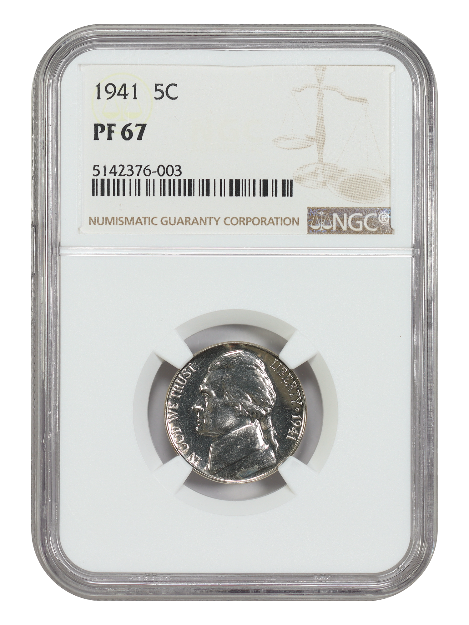 1941 5C NGC PR67