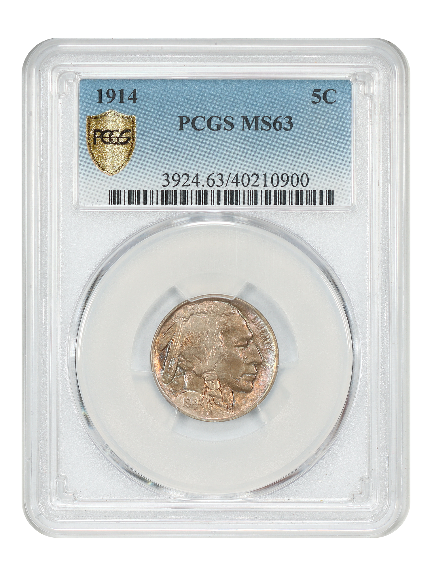 1914 5C PCGS MS63
