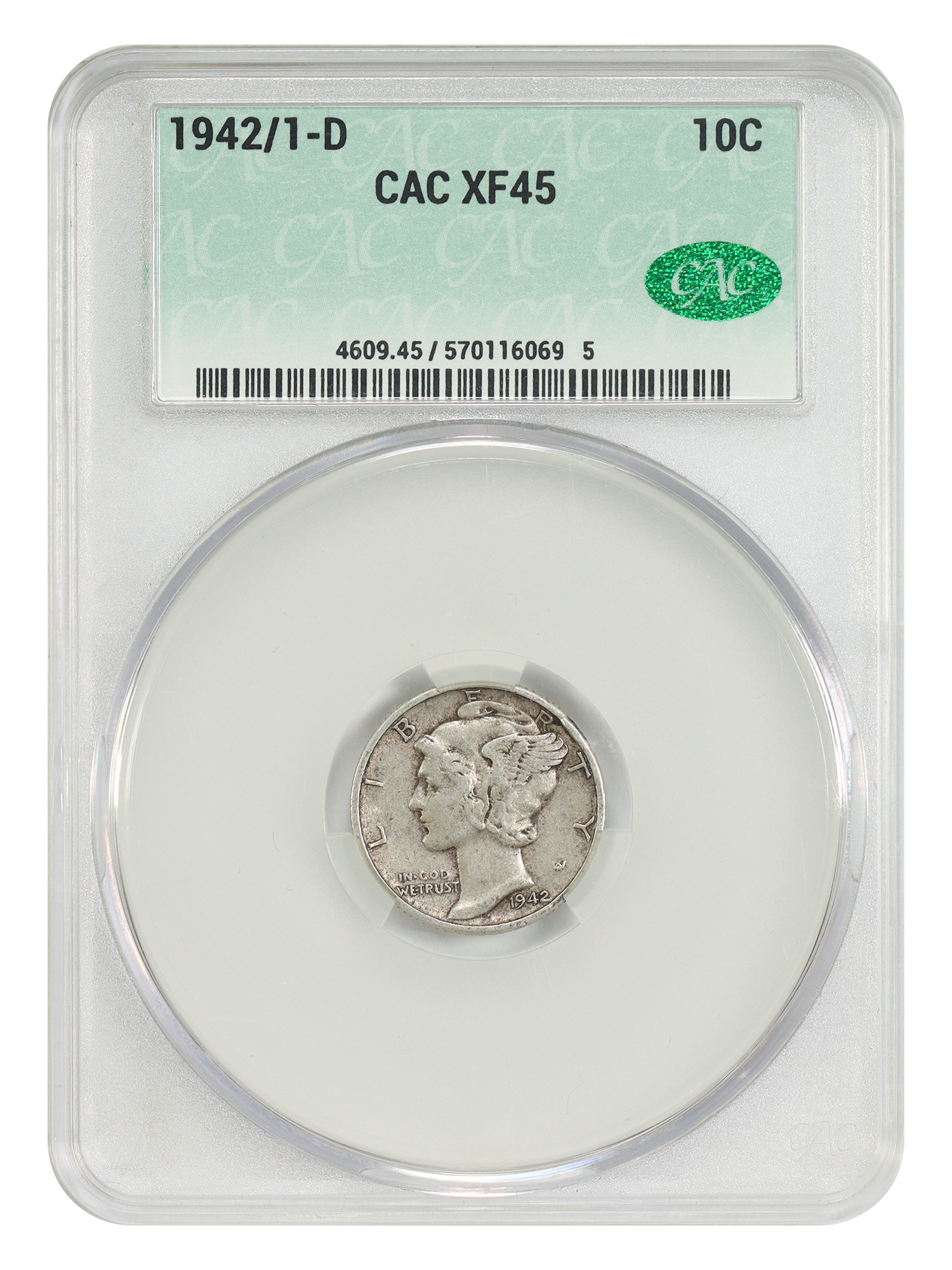1942/1-D 10C CACG XF45