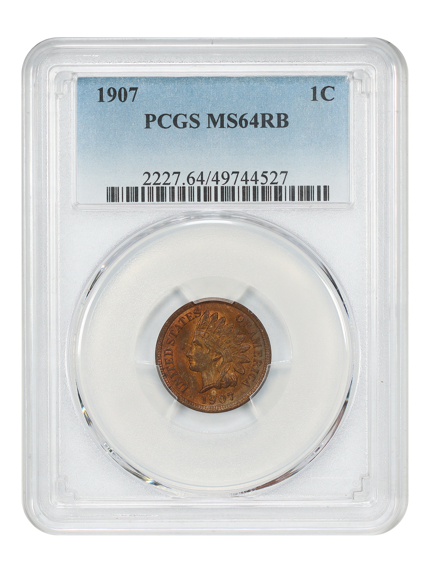 1907 1C PCGS MS64RB