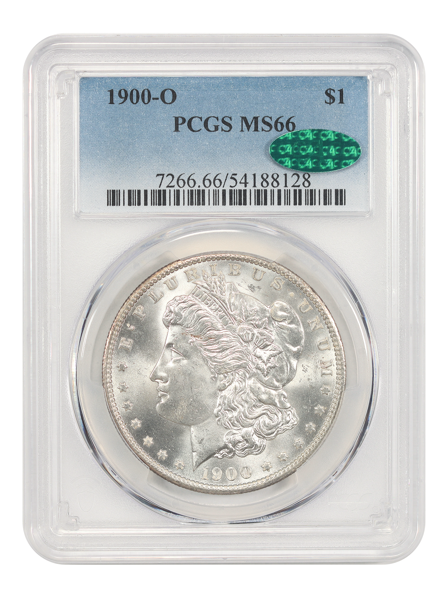 1900-O $1 PCGS/CAC MS66