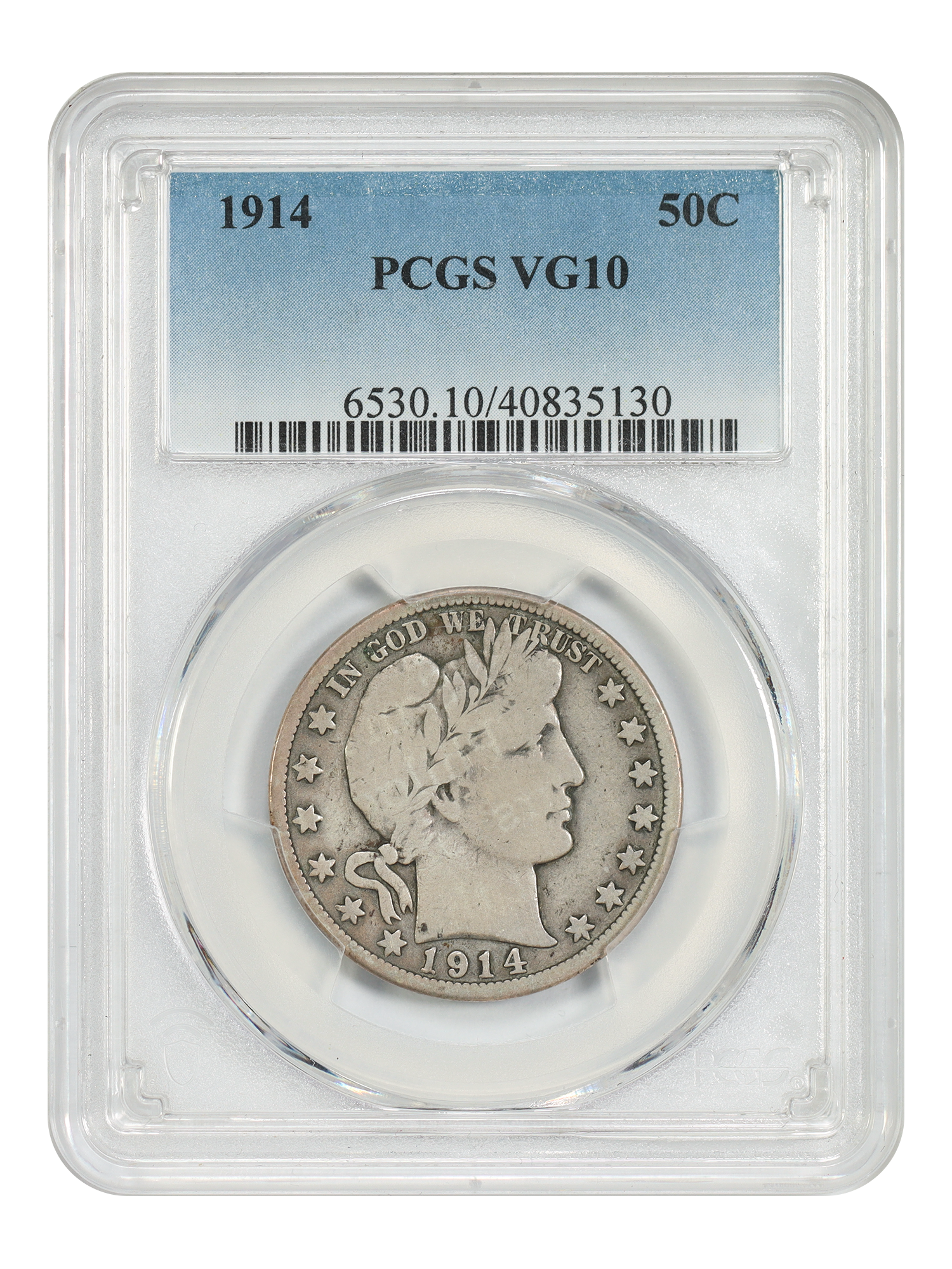 1914 50C PCGS VG10