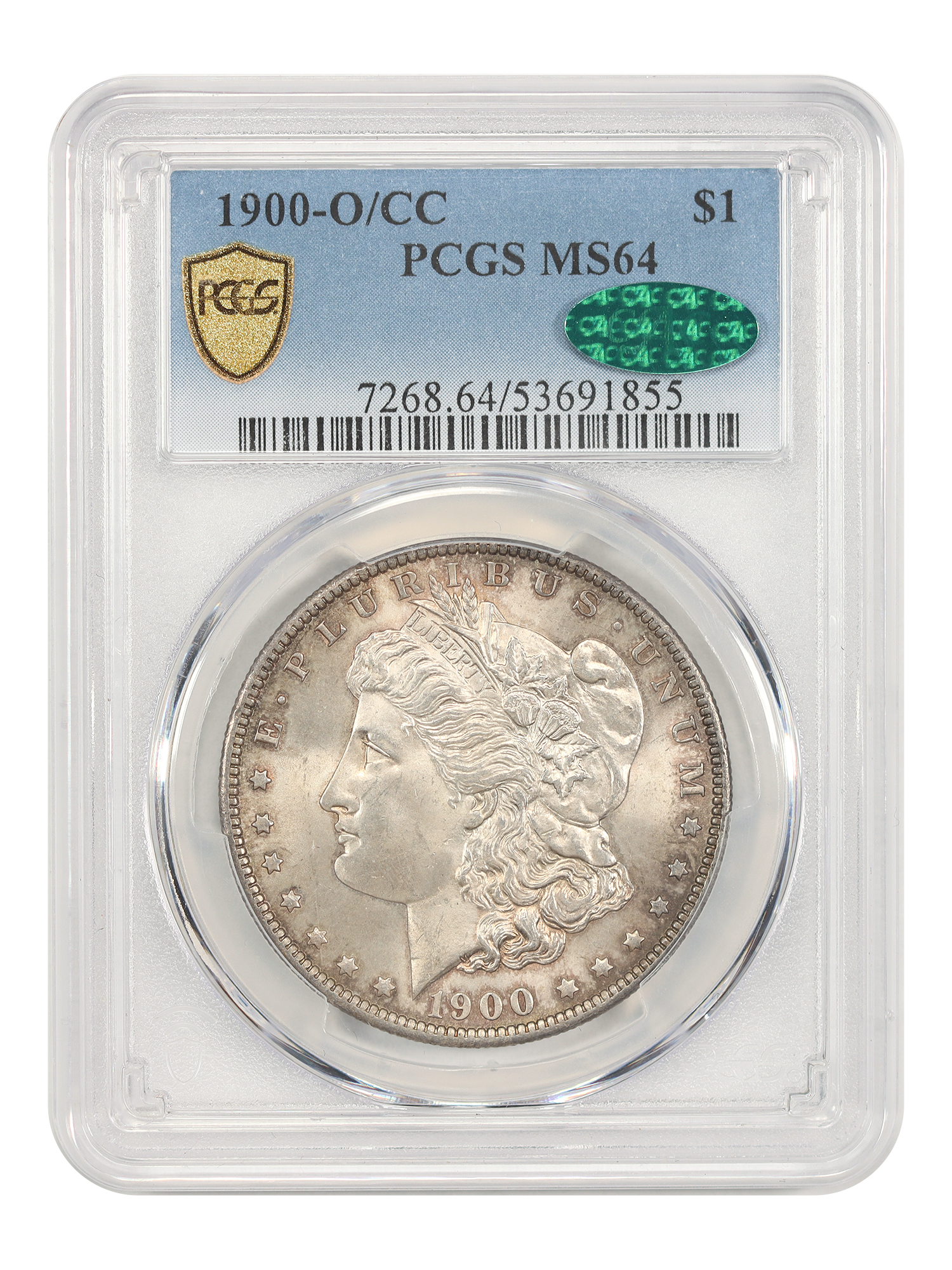 1900-O/CC $1 PCGS/CAC MS64