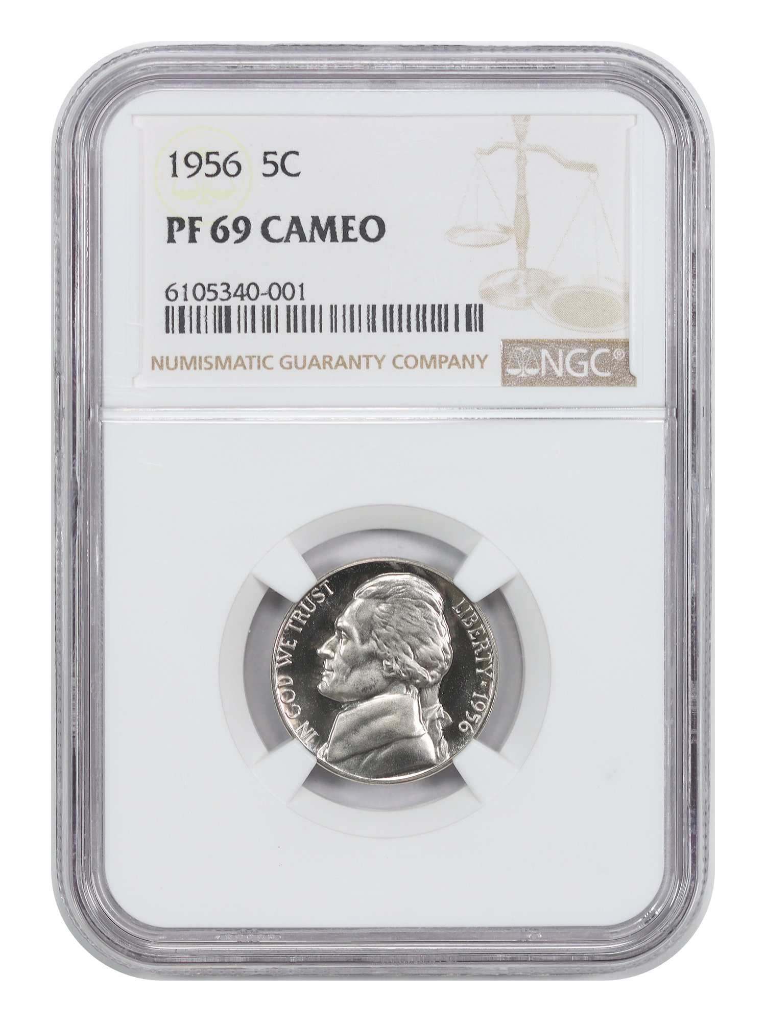 1956 5C NGC PR69CAM