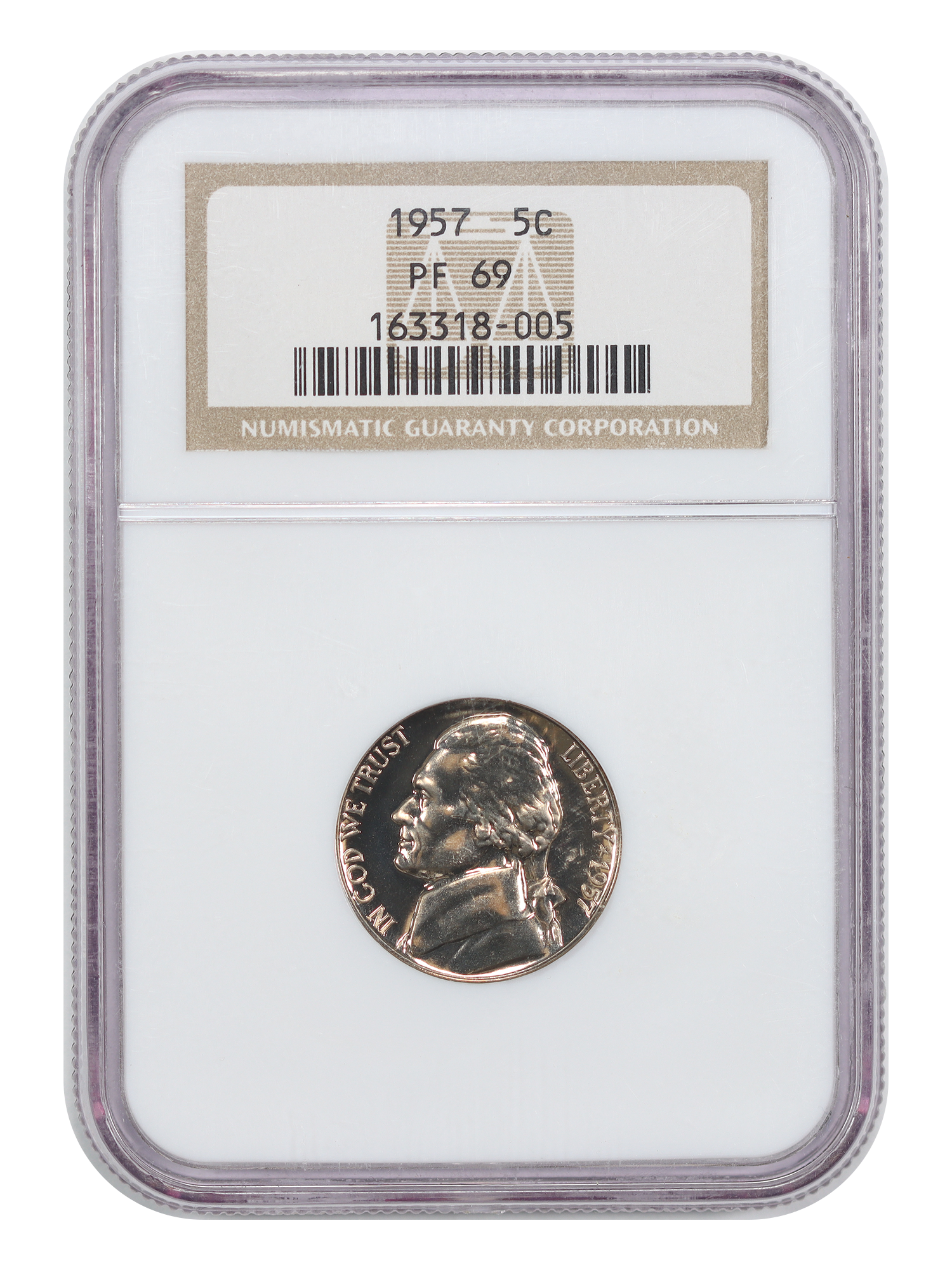 1957 5C NGC PR69