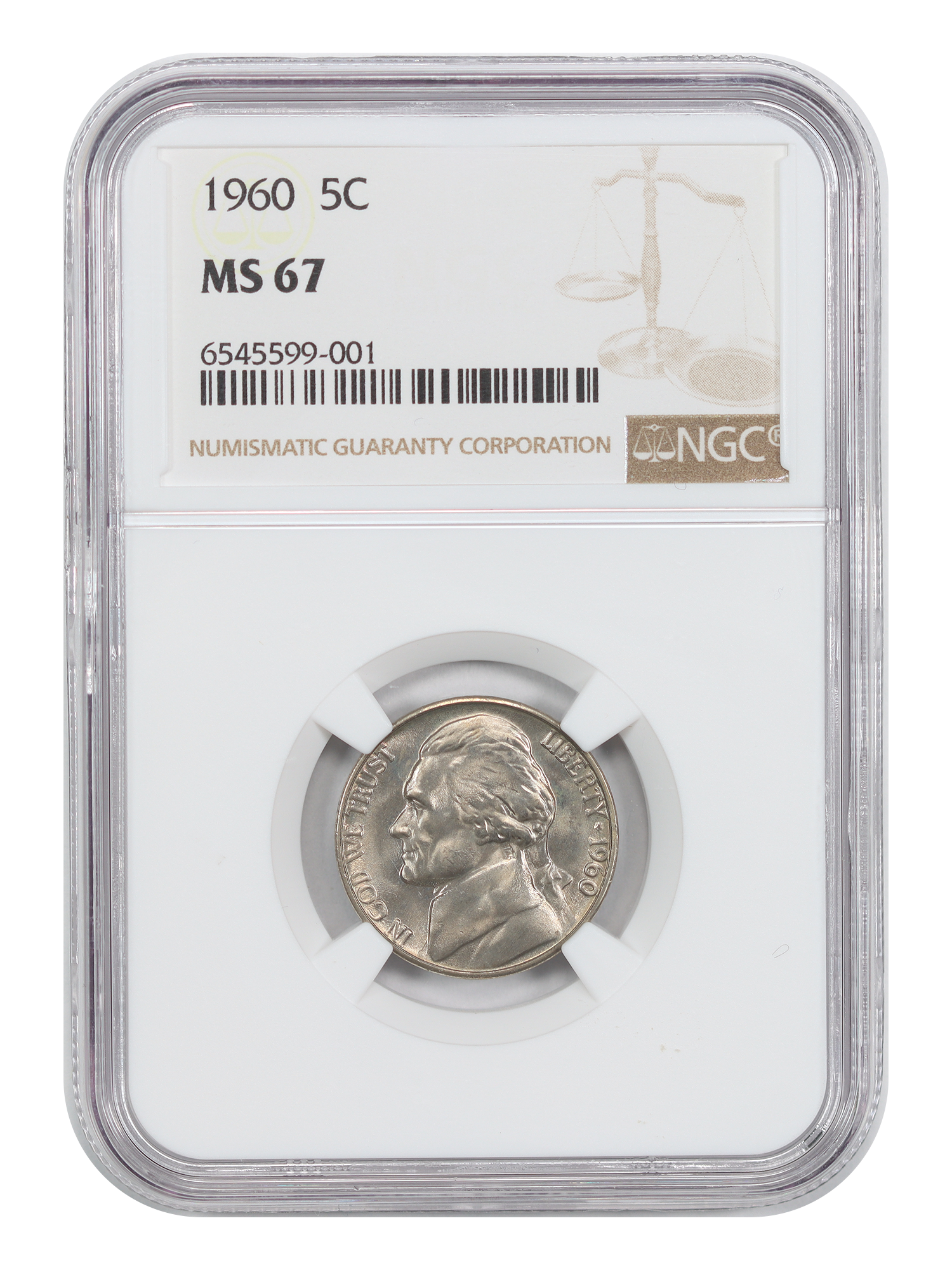 1960 5C NGC MS67