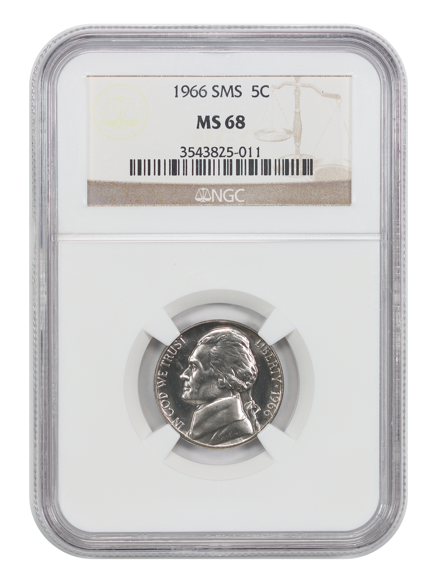 1966 5C NGC SP68 (Special Mint Set)
