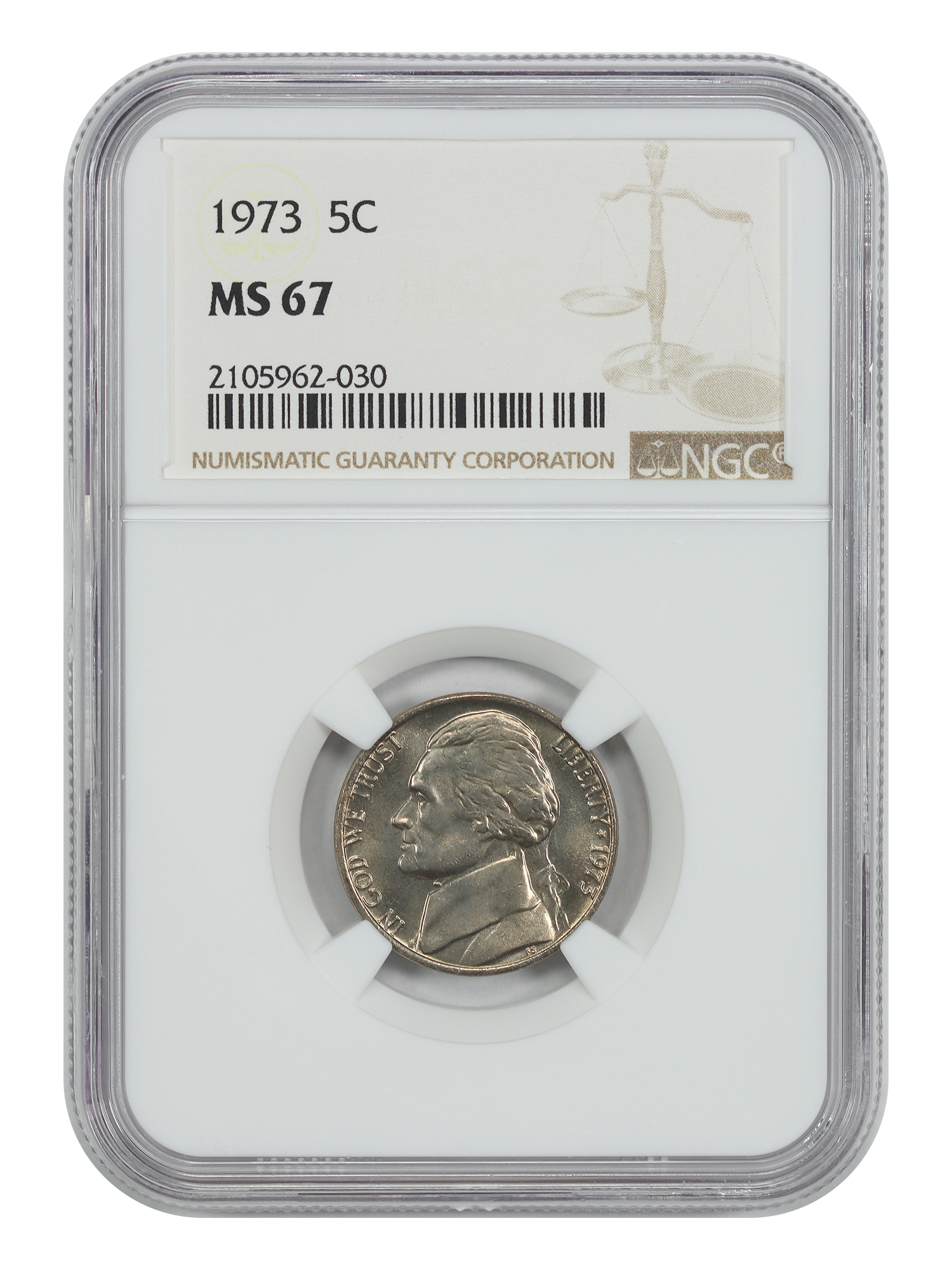 1973 5C NGC MS67