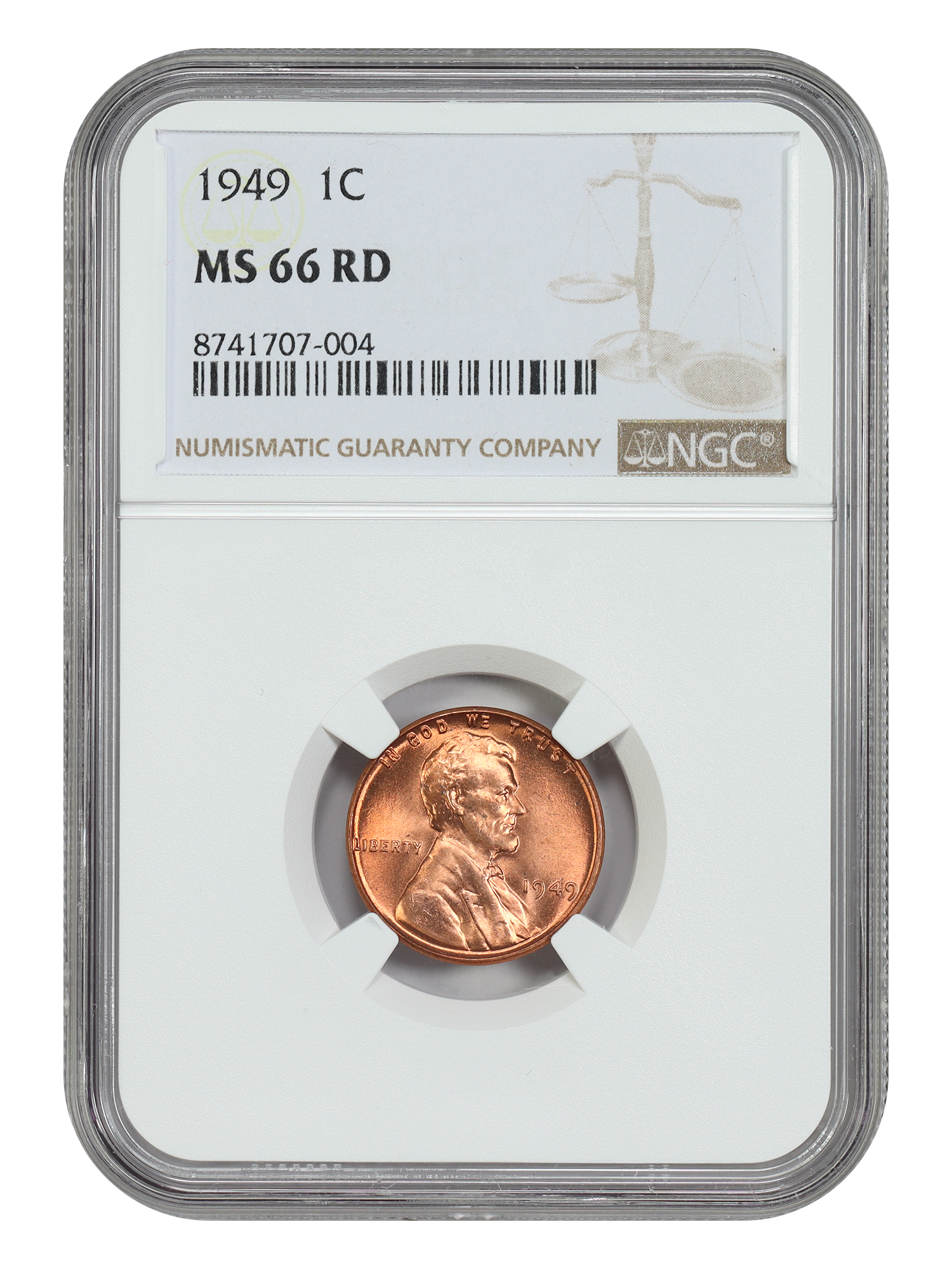 1949 1C NGC MS66RD