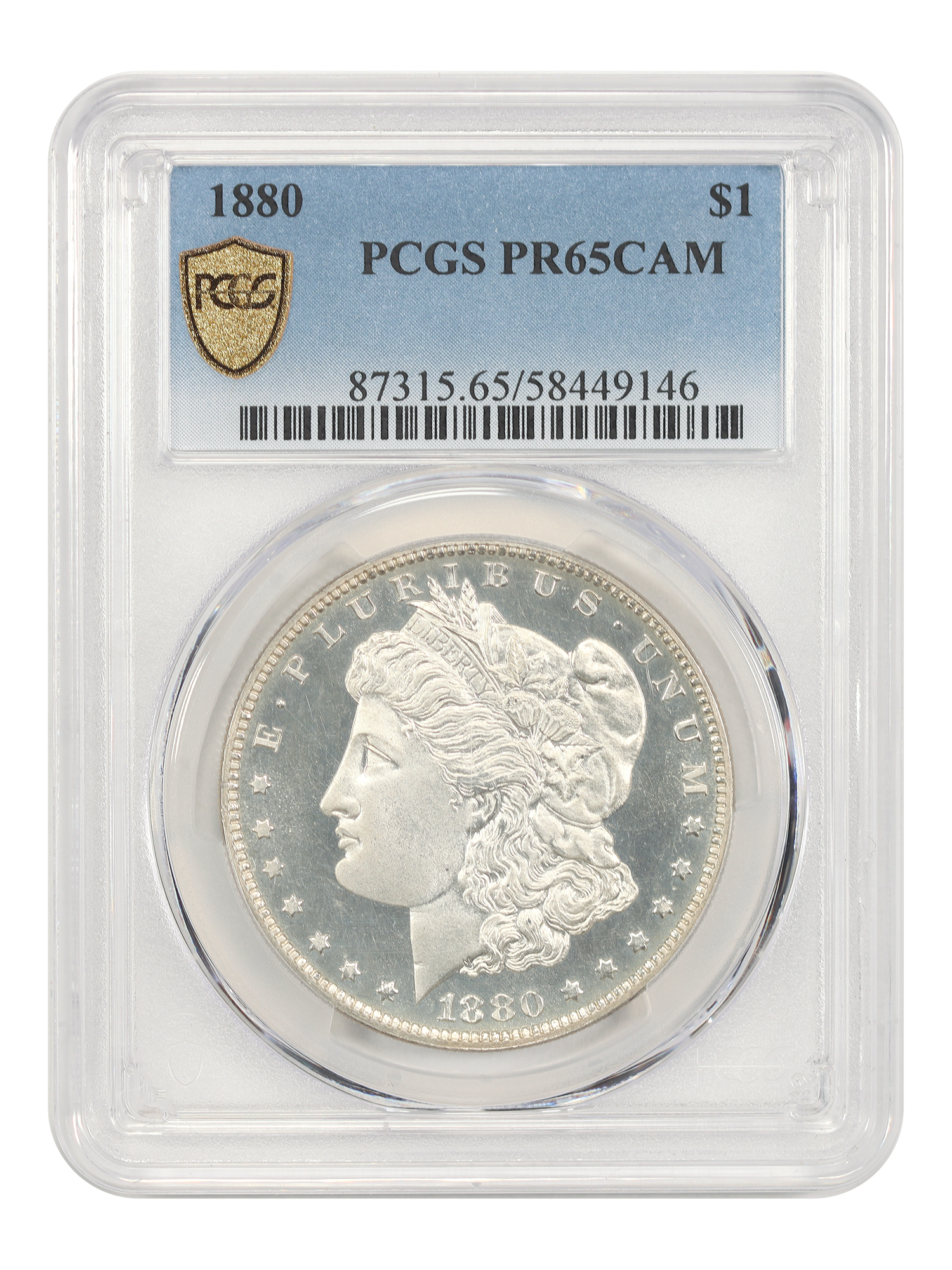 1880 $1 PCGS PR65CAM